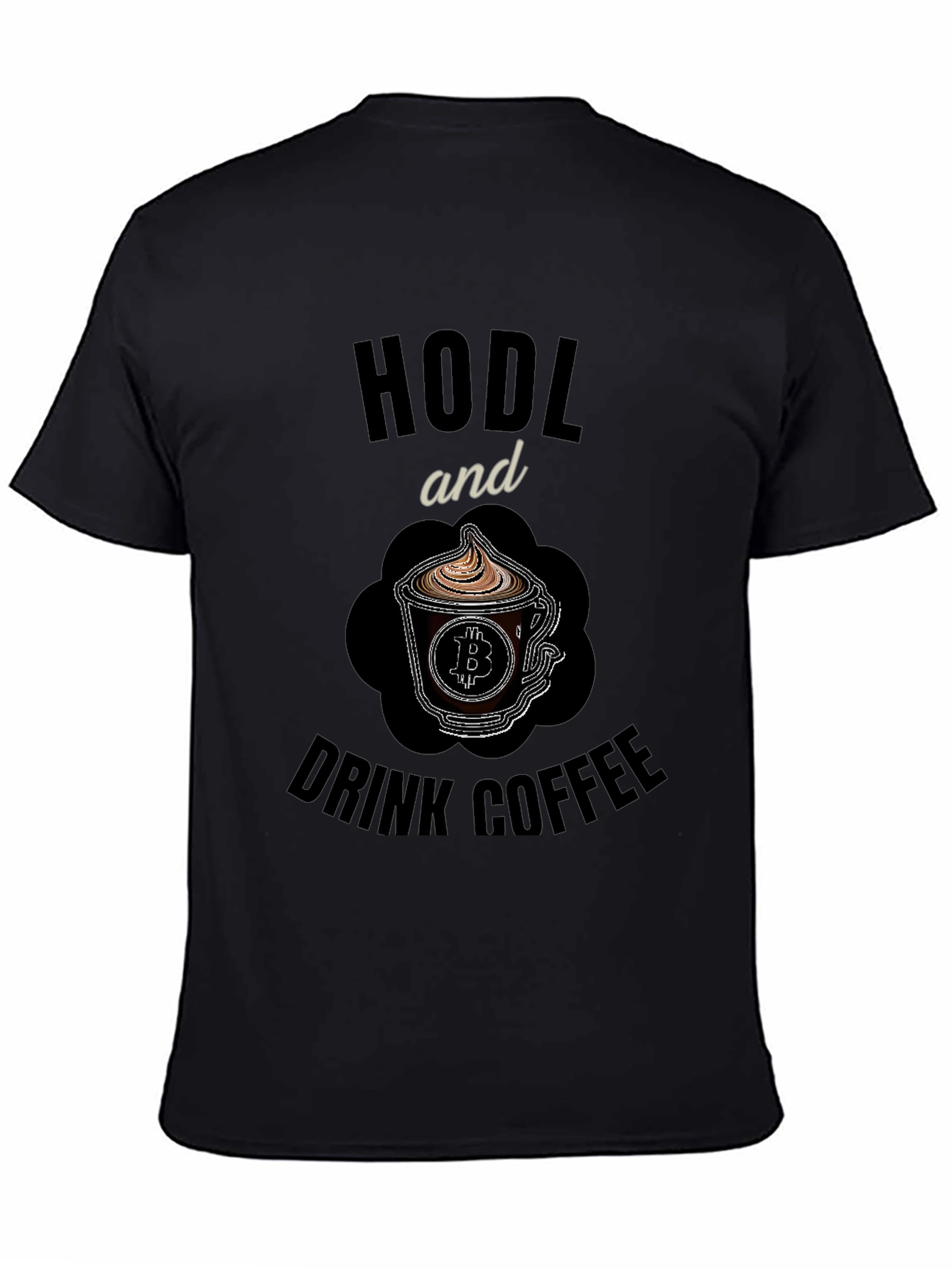 HODL and Drink Coffee Bitcoin Crypto T-Shirt