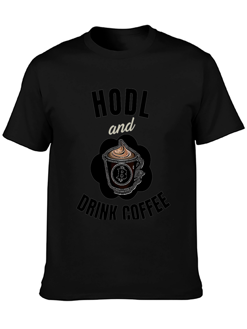 HODL and Drink Coffee Bitcoin Crypto T-Shirt
