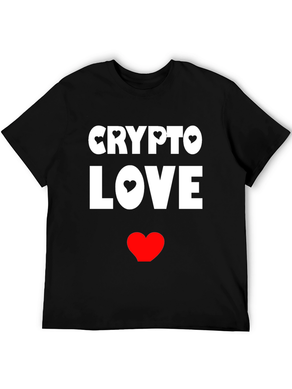 Crypto Love Black Graphic T-Shirt
