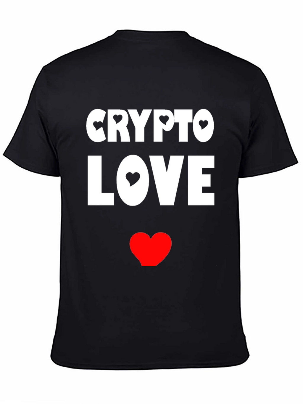 Crypto Love Black Graphic T-Shirt