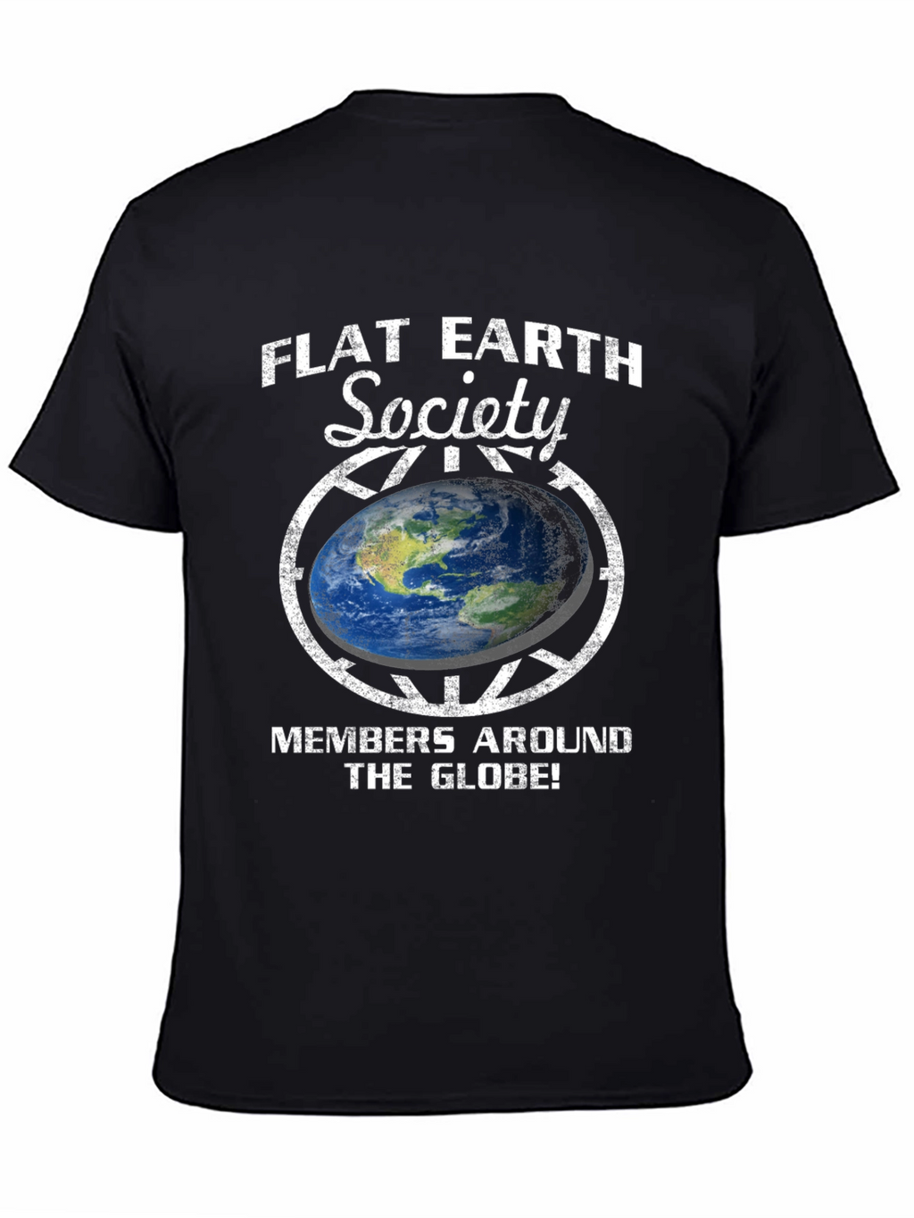 Flat Earth Society Graphic T-Shirt