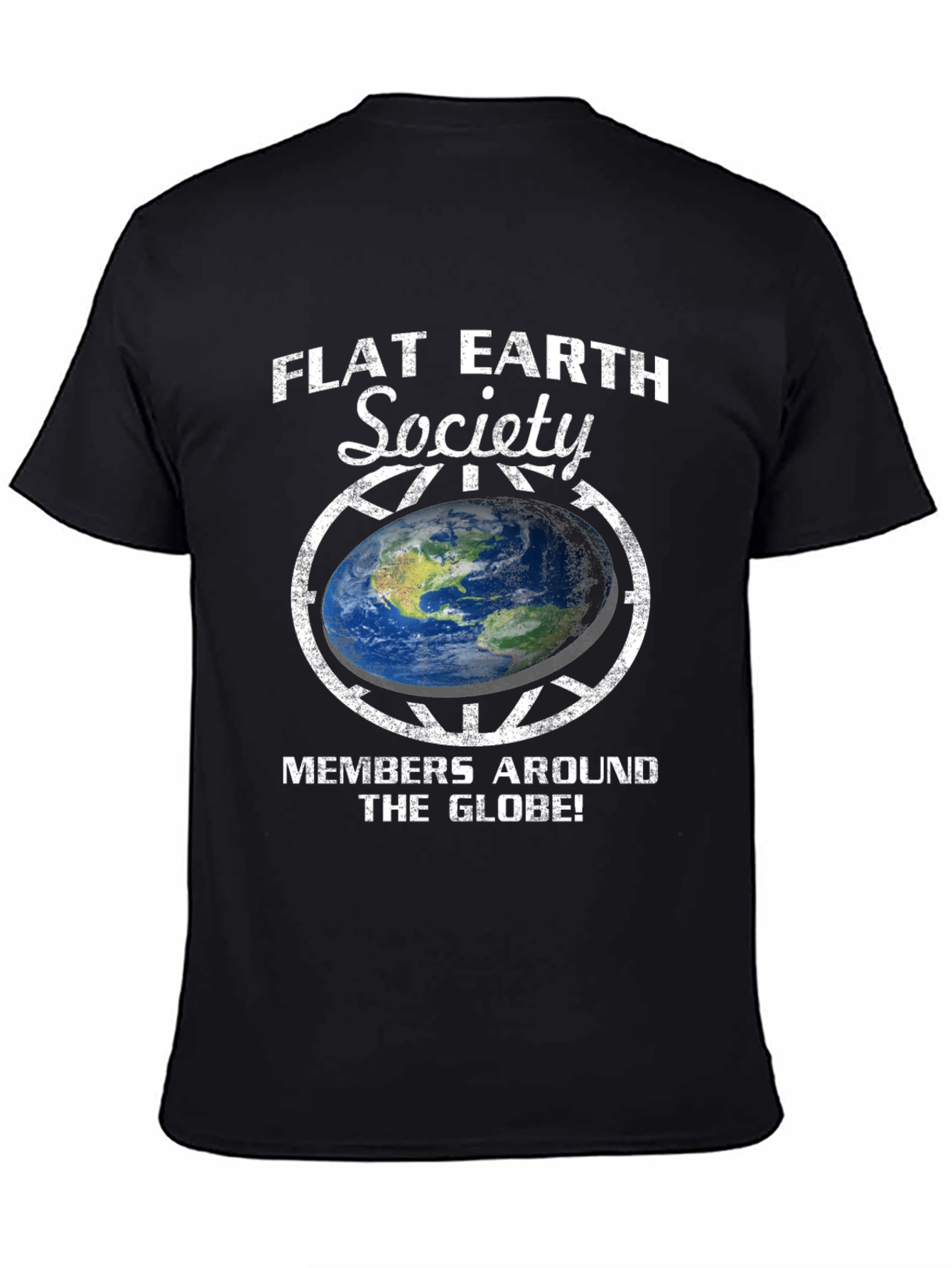 Flat Earth Society Graphic T-Shirt