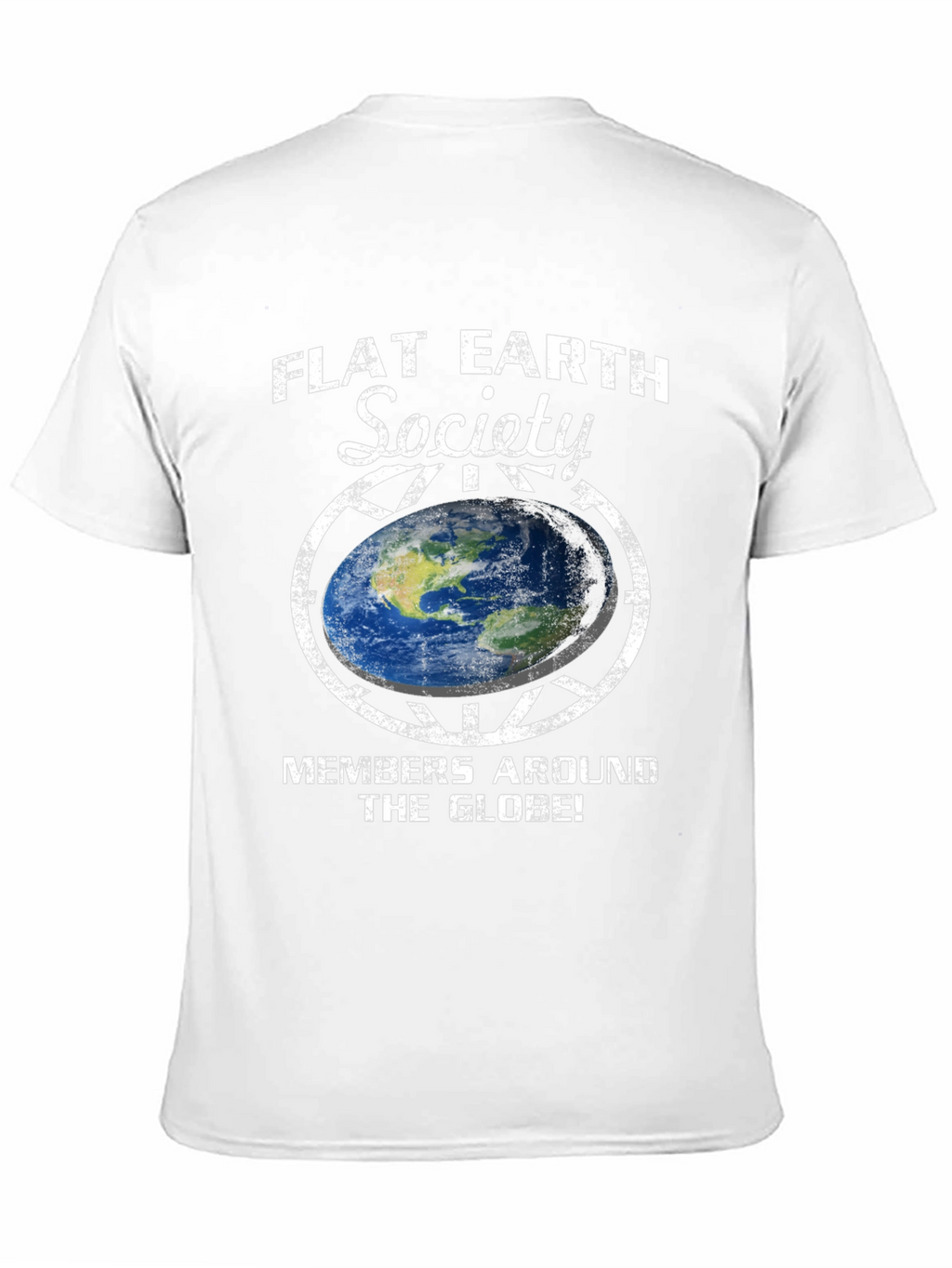 Flat Earth Society Graphic T-Shirt