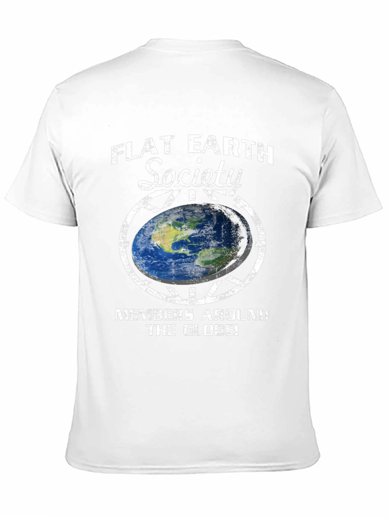 Flat Earth Society Graphic T-Shirt