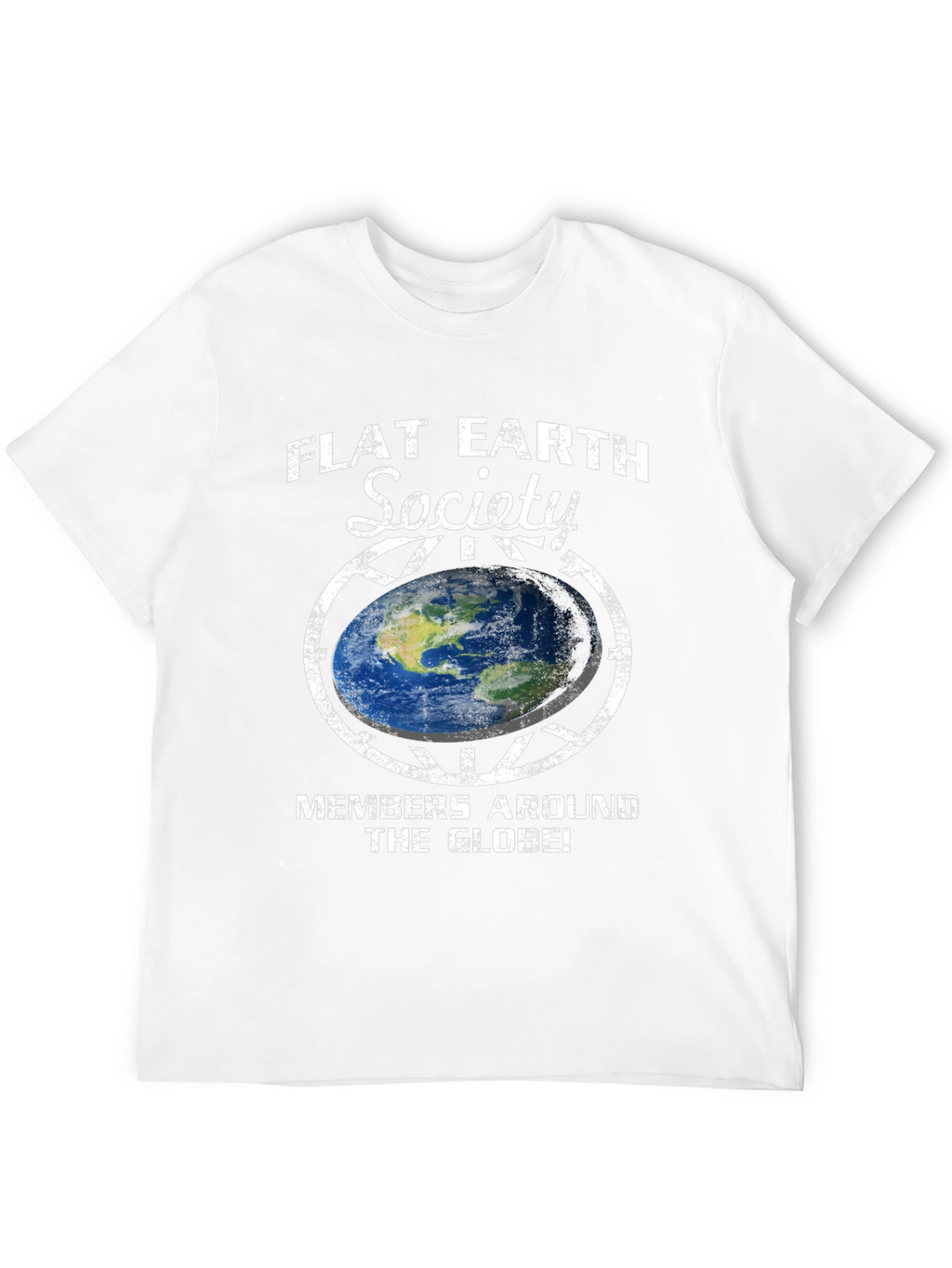 Flat Earth Society Graphic T-Shirt
