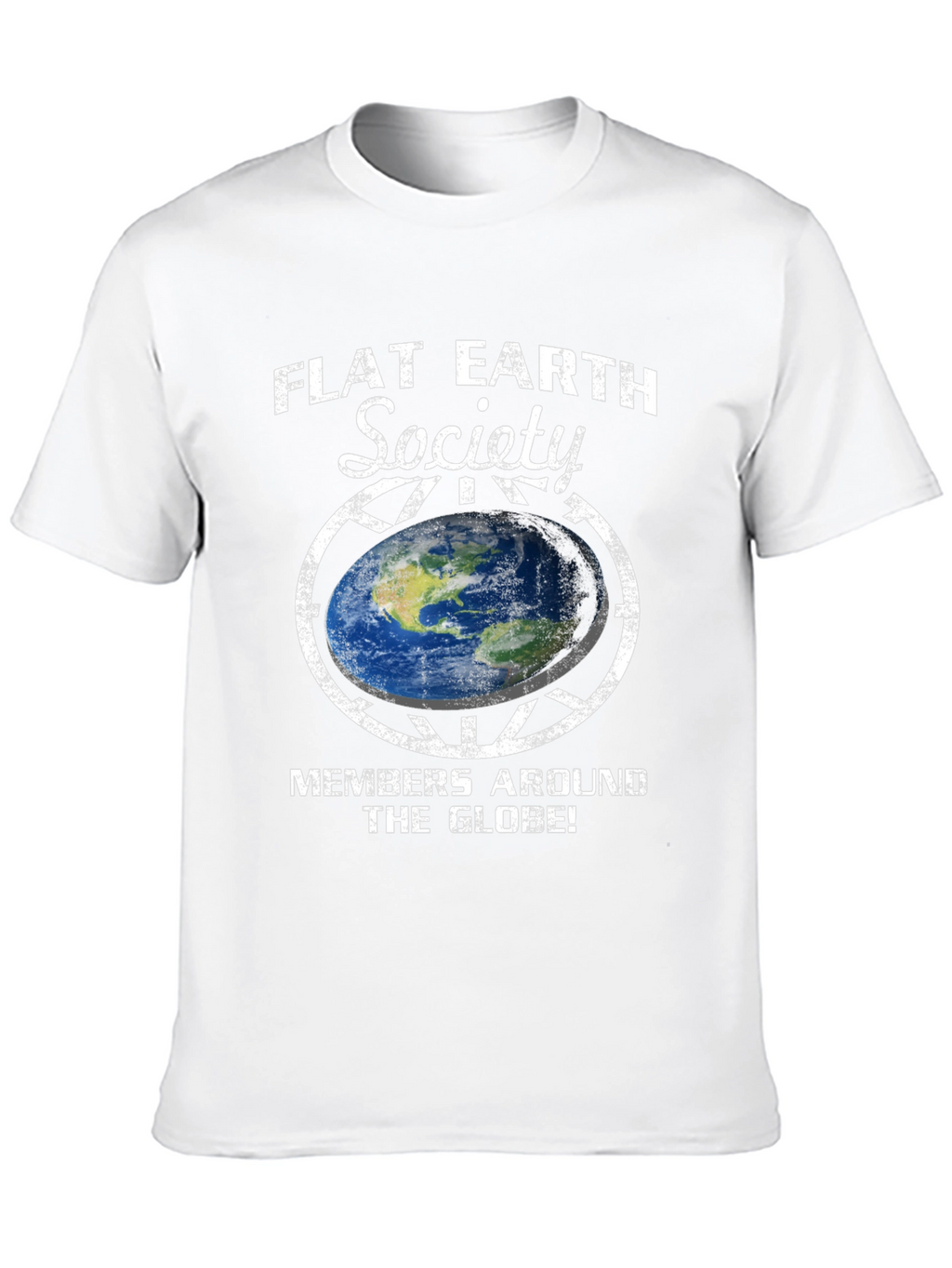 Flat Earth Society Graphic T-Shirt