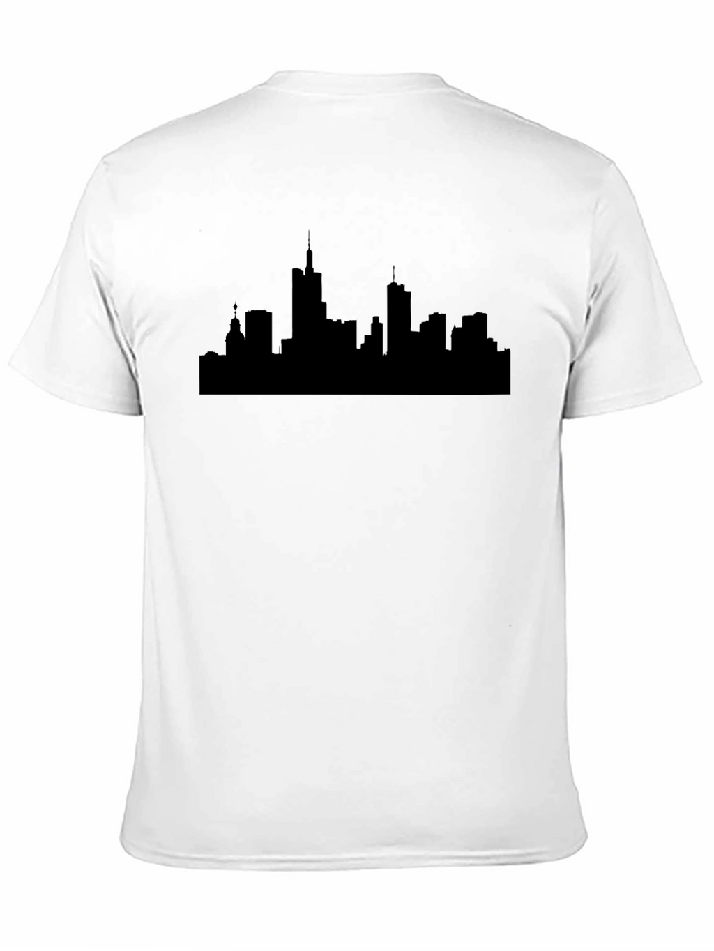 Cityscape Silhouette Black T-Shirt