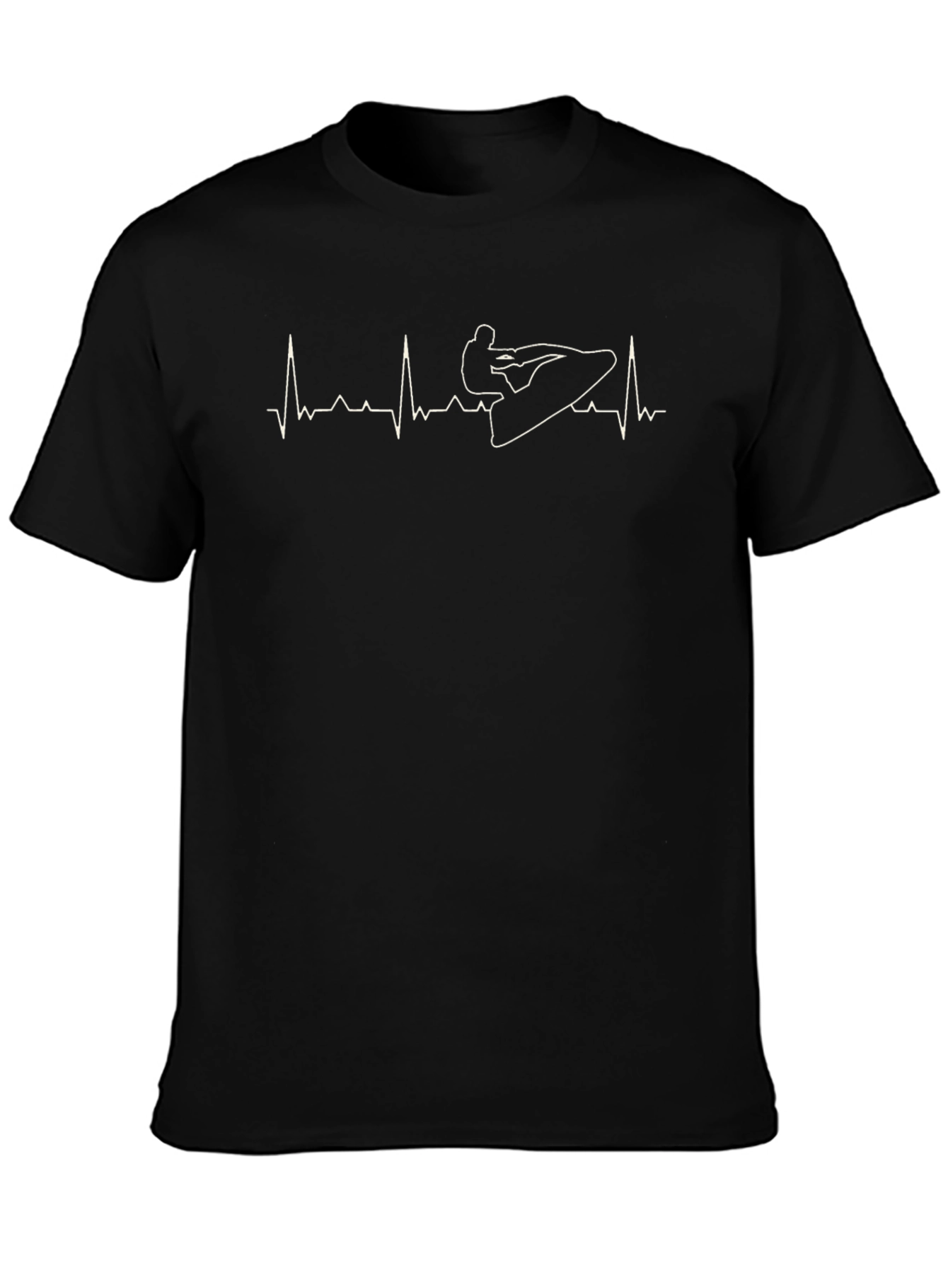 Jet Ski Heartbeat T-Shirt - Ride the Wave!