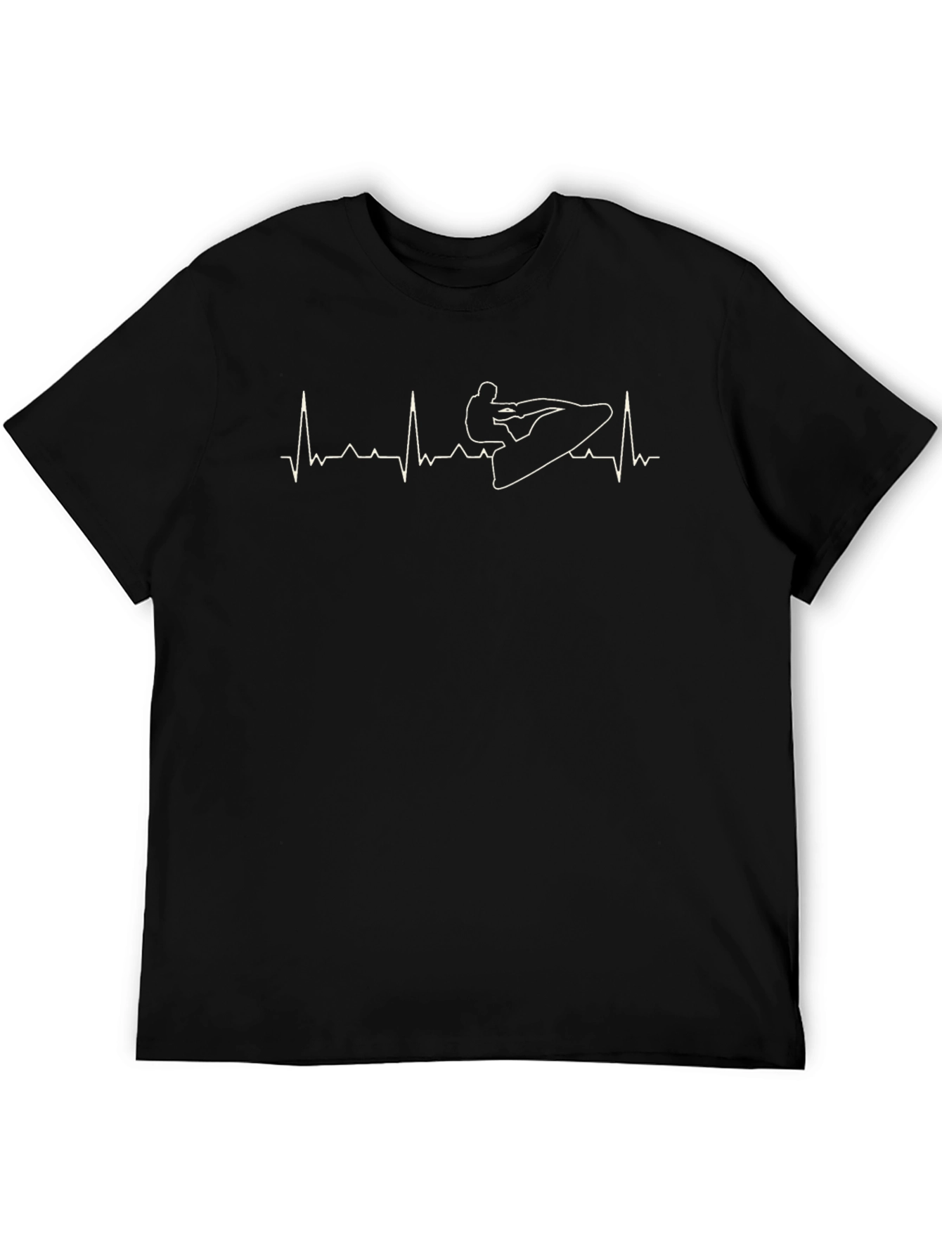 Jet Ski Heartbeat T-Shirt - Ride the Wave!