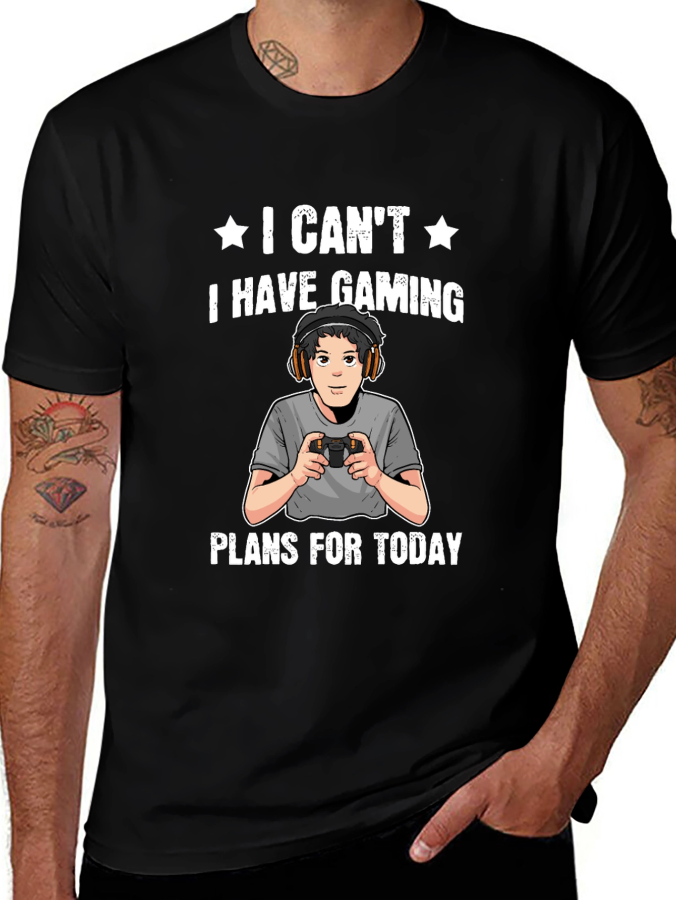 Gamer T-Shirt - I Have Gaming Plans Today