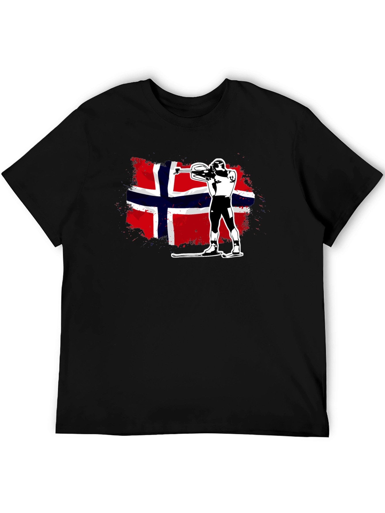 Norway Biathlon T-Shirt - Nordic Skiing Tee