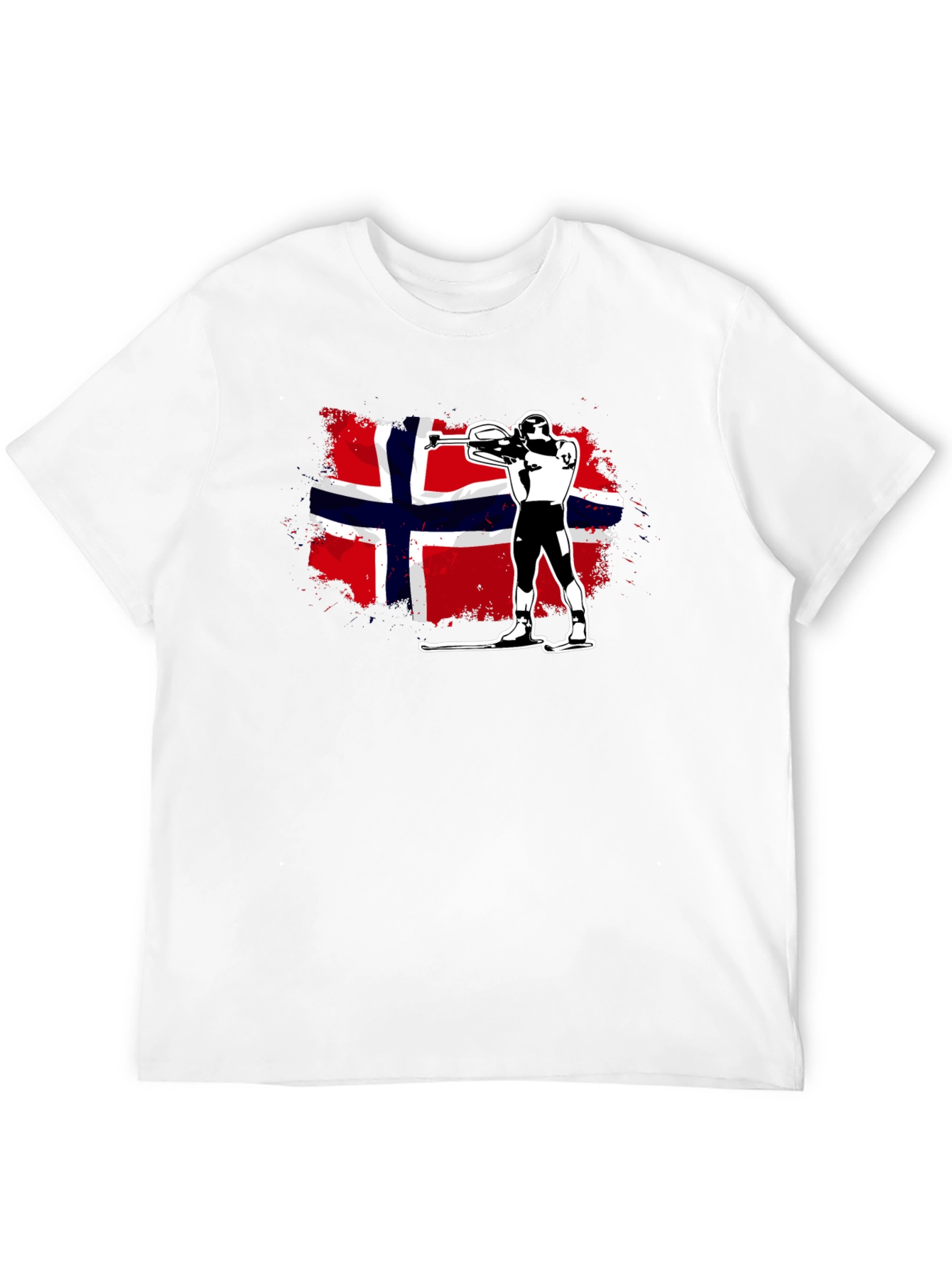Norway Biathlon T-Shirt - Nordic Skiing Tee
