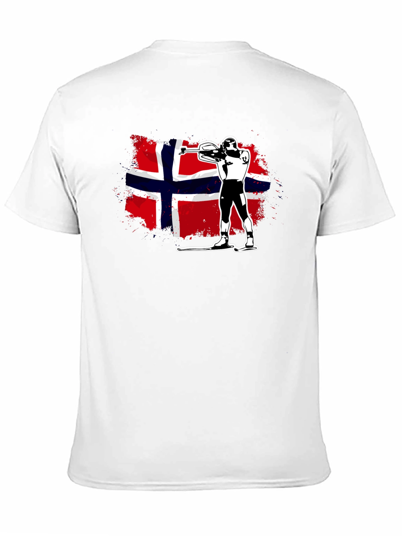 Norway Biathlon T-Shirt - Nordic Skiing Tee