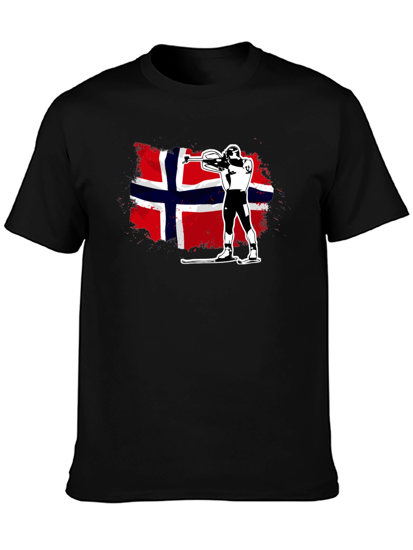 Norway Biathlon T-Shirt - Nordic Skiing Tee
