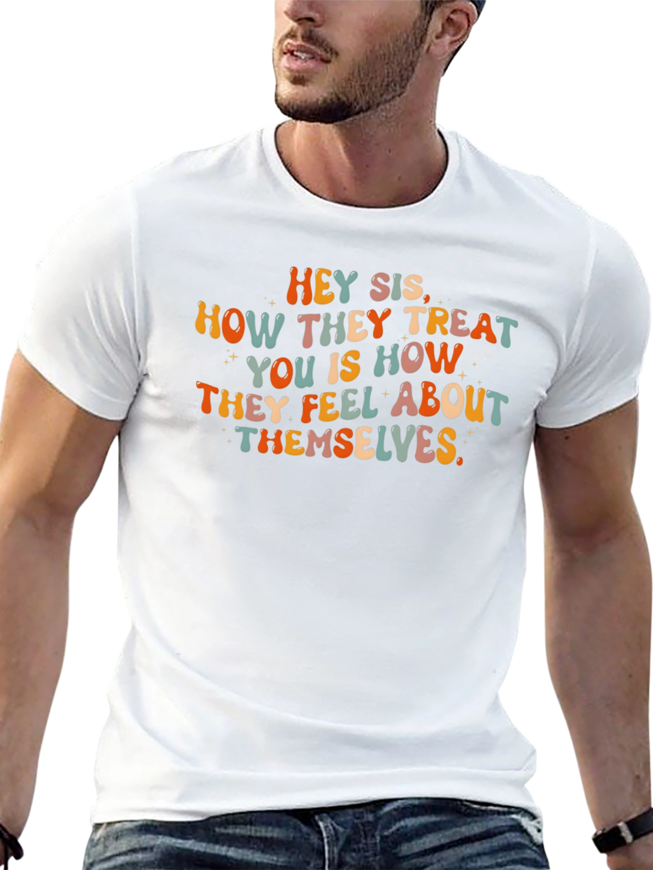 Hey Sis Graphic Tee - Inspirational Message