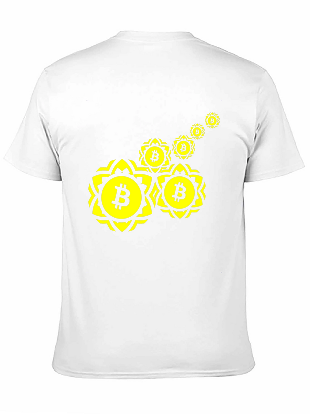 Bitcoin Floral T-Shirt - Crypto Style