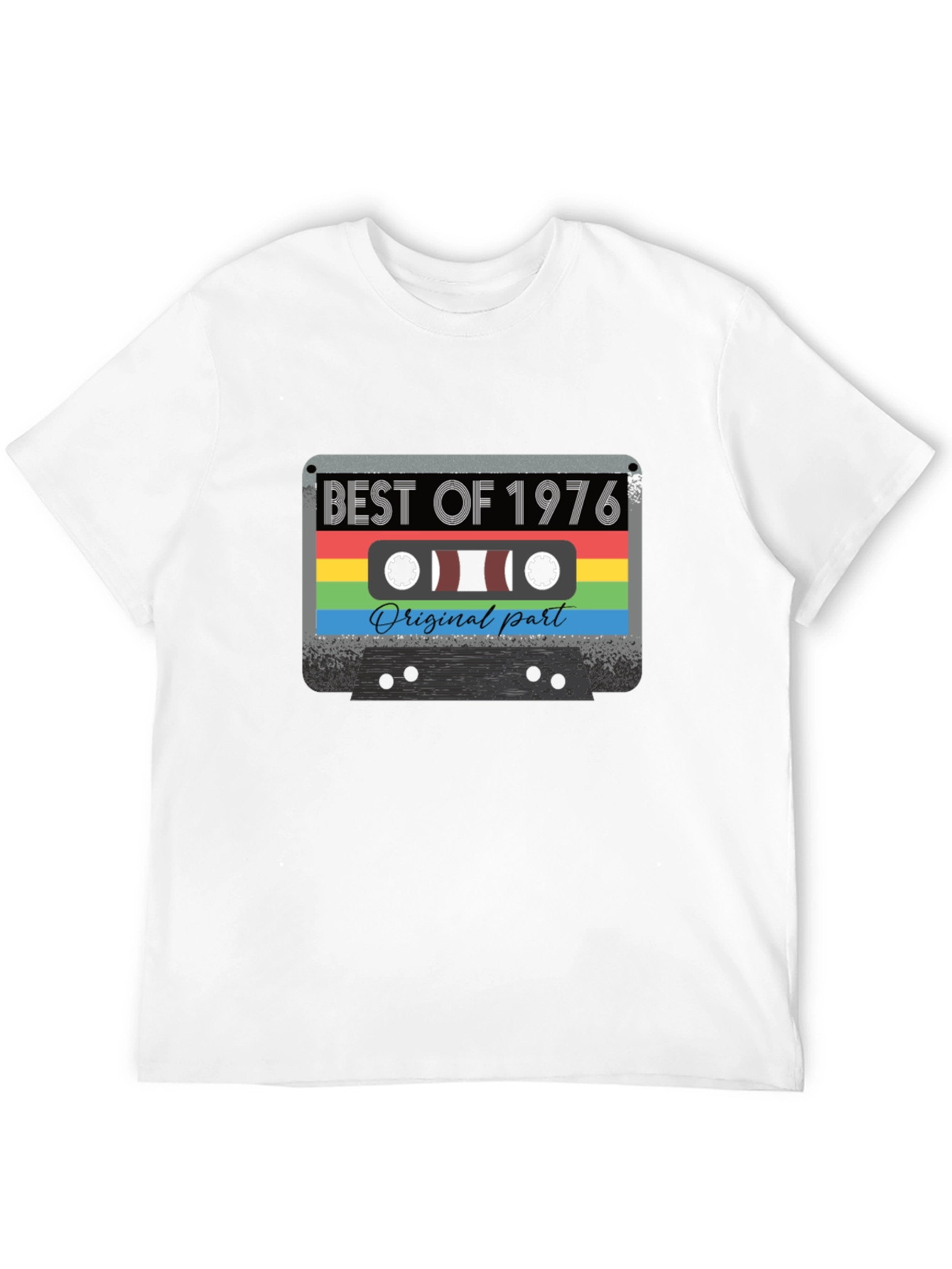 Best of 1976 Retro Cassette Tape Graphic T-Shirt