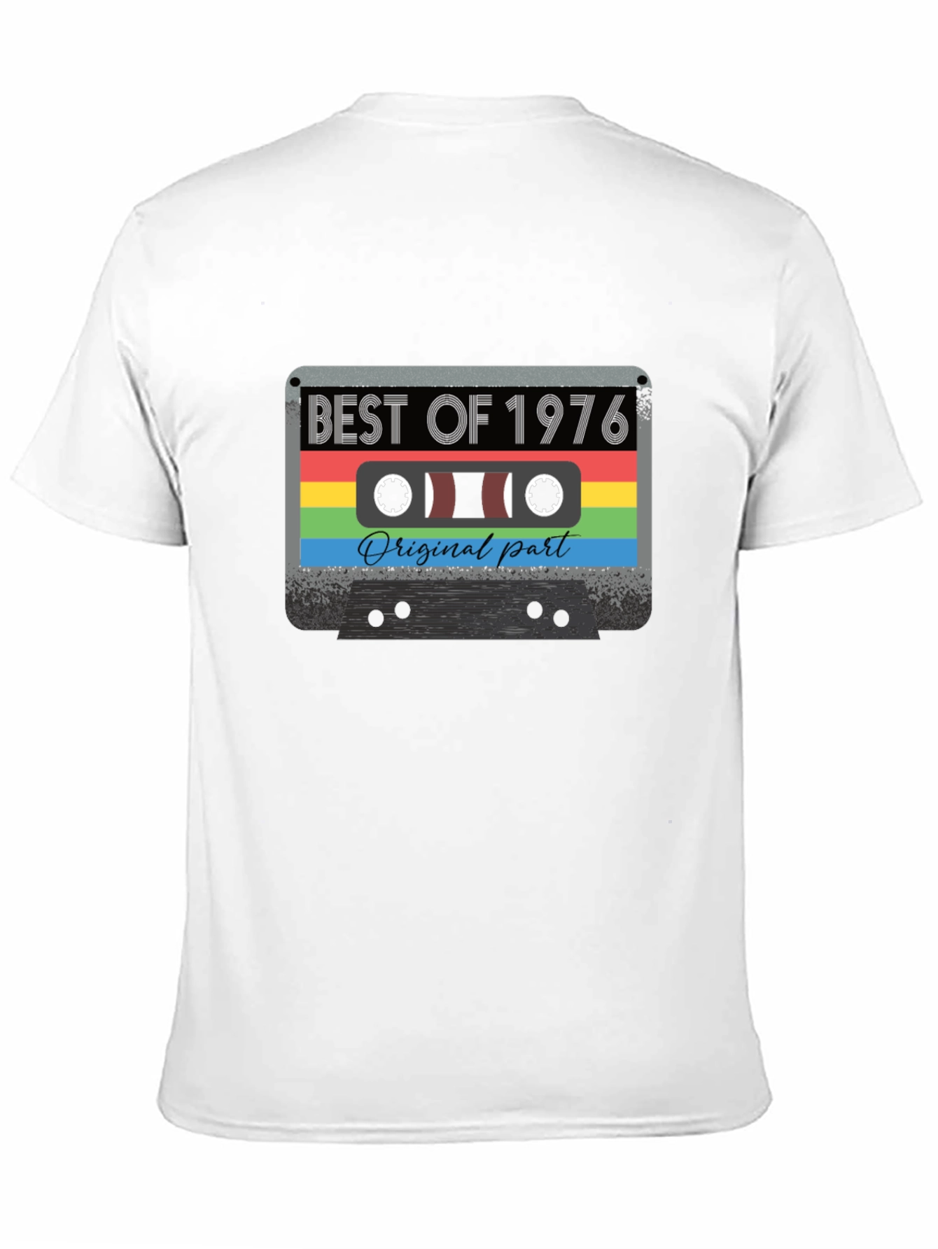 Best of 1976 Retro Cassette Tape Graphic T-Shirt