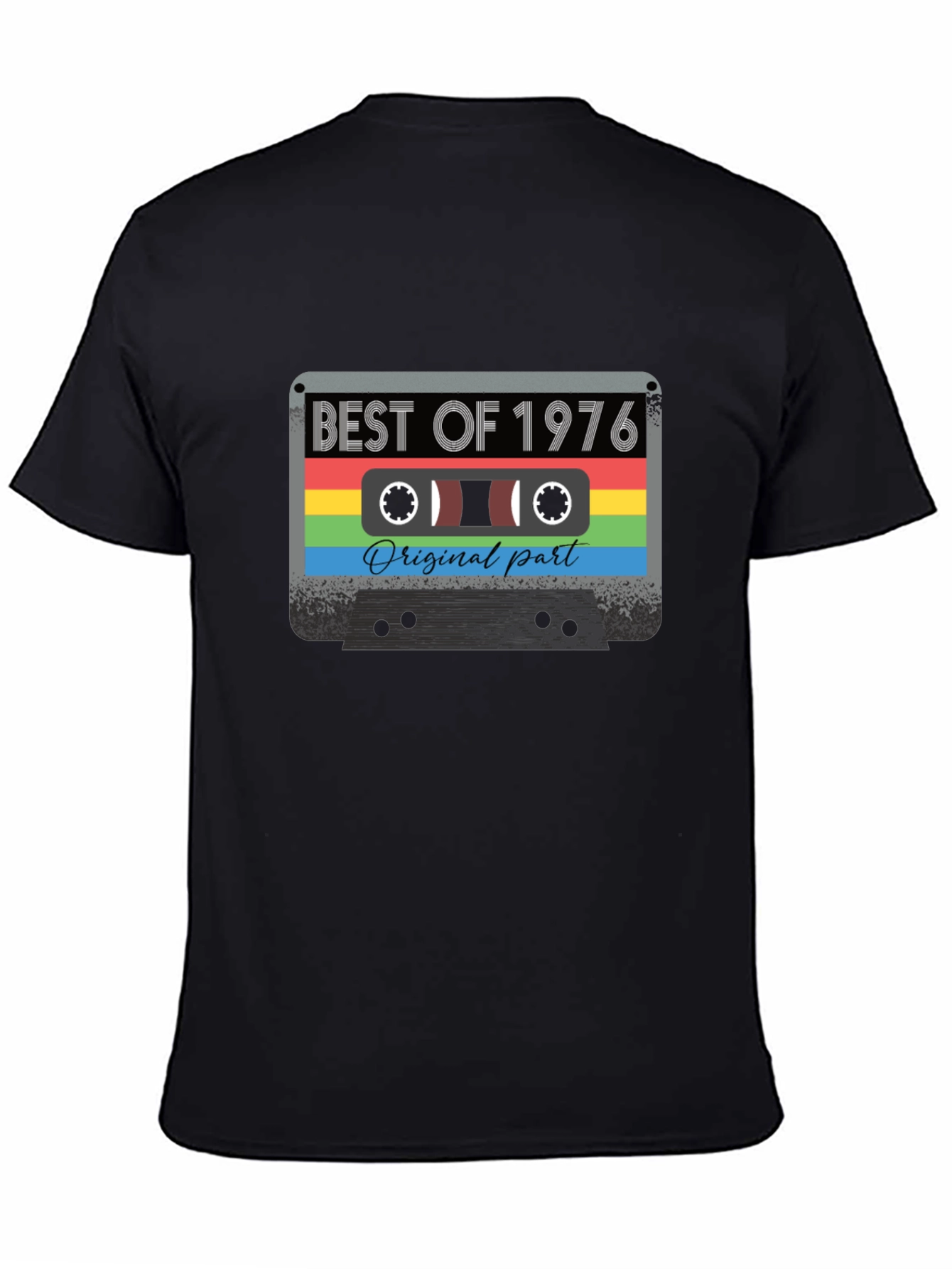 Best of 1976 Retro Cassette Tape Graphic T-Shirt