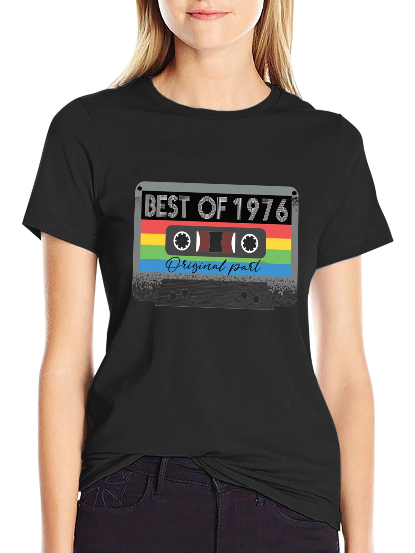 Best of 1976 Retro Cassette Tape Graphic T-Shirt