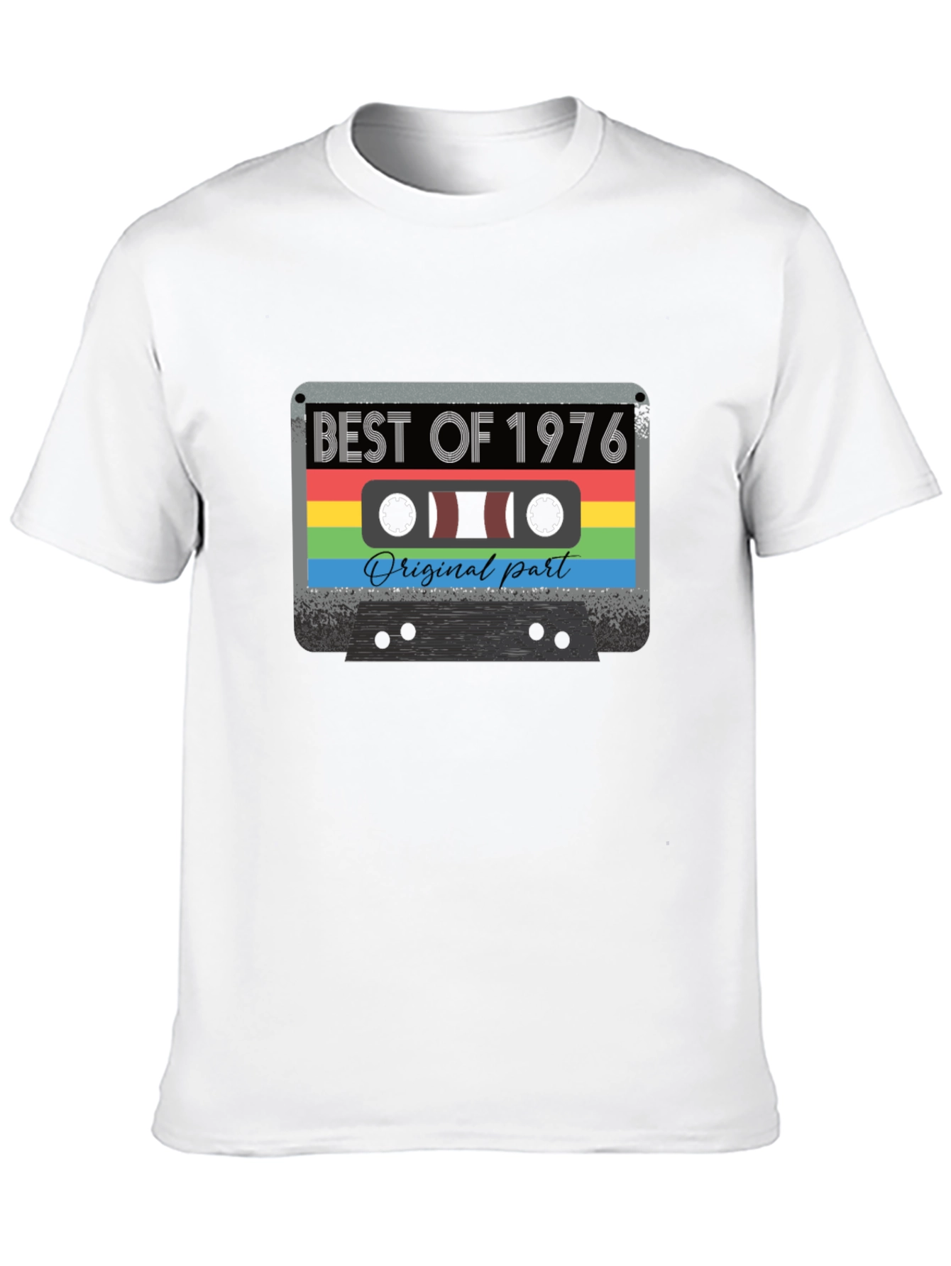 Best of 1976 Retro Cassette Tape Graphic T-Shirt