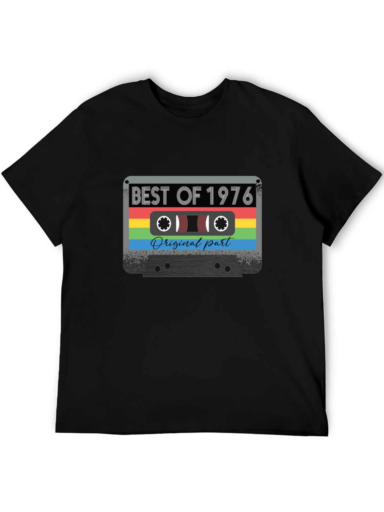 Best of 1976 Retro Cassette Tape Graphic T-Shirt