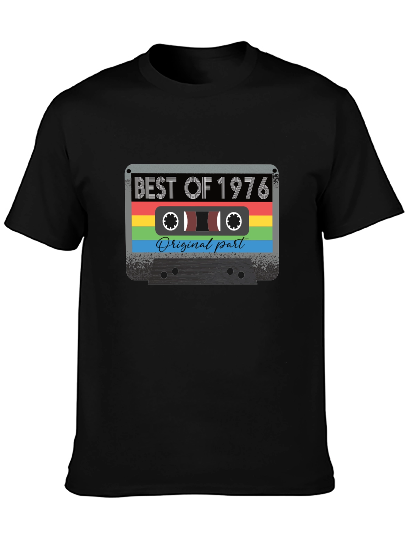 Best of 1976 Retro Cassette Tape Graphic T-Shirt