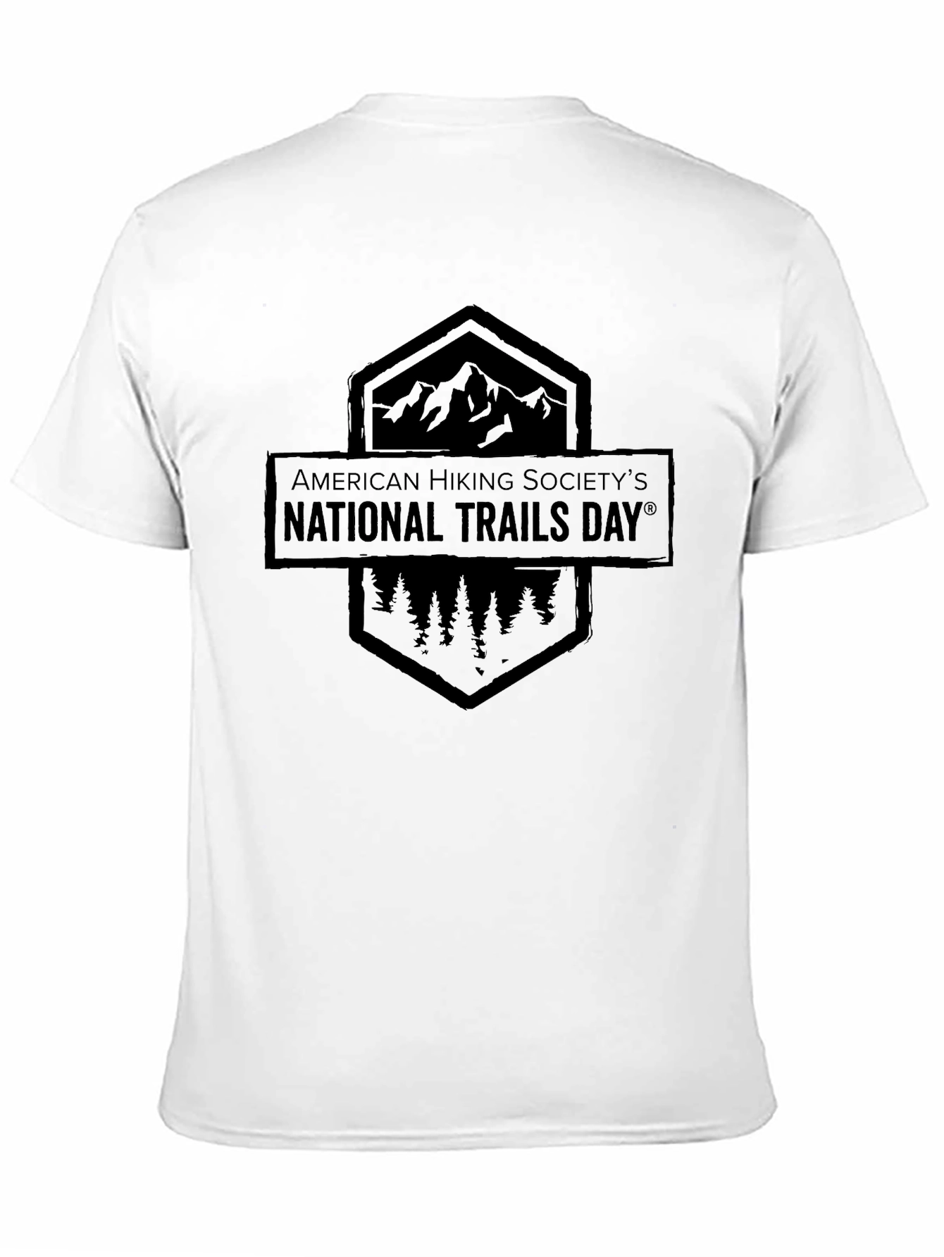 National Trails Day Black T-Shirt