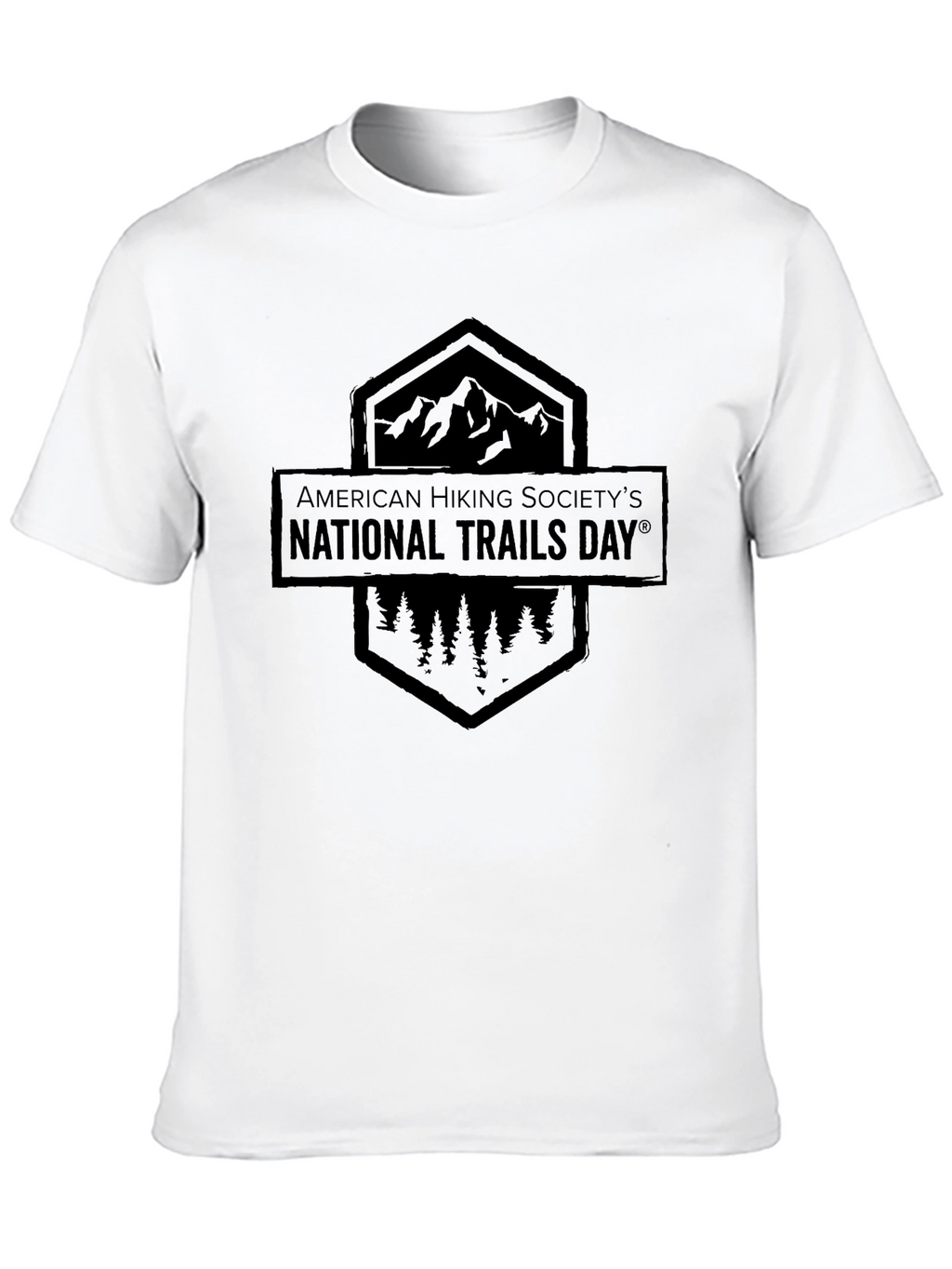 National Trails Day Black T-Shirt