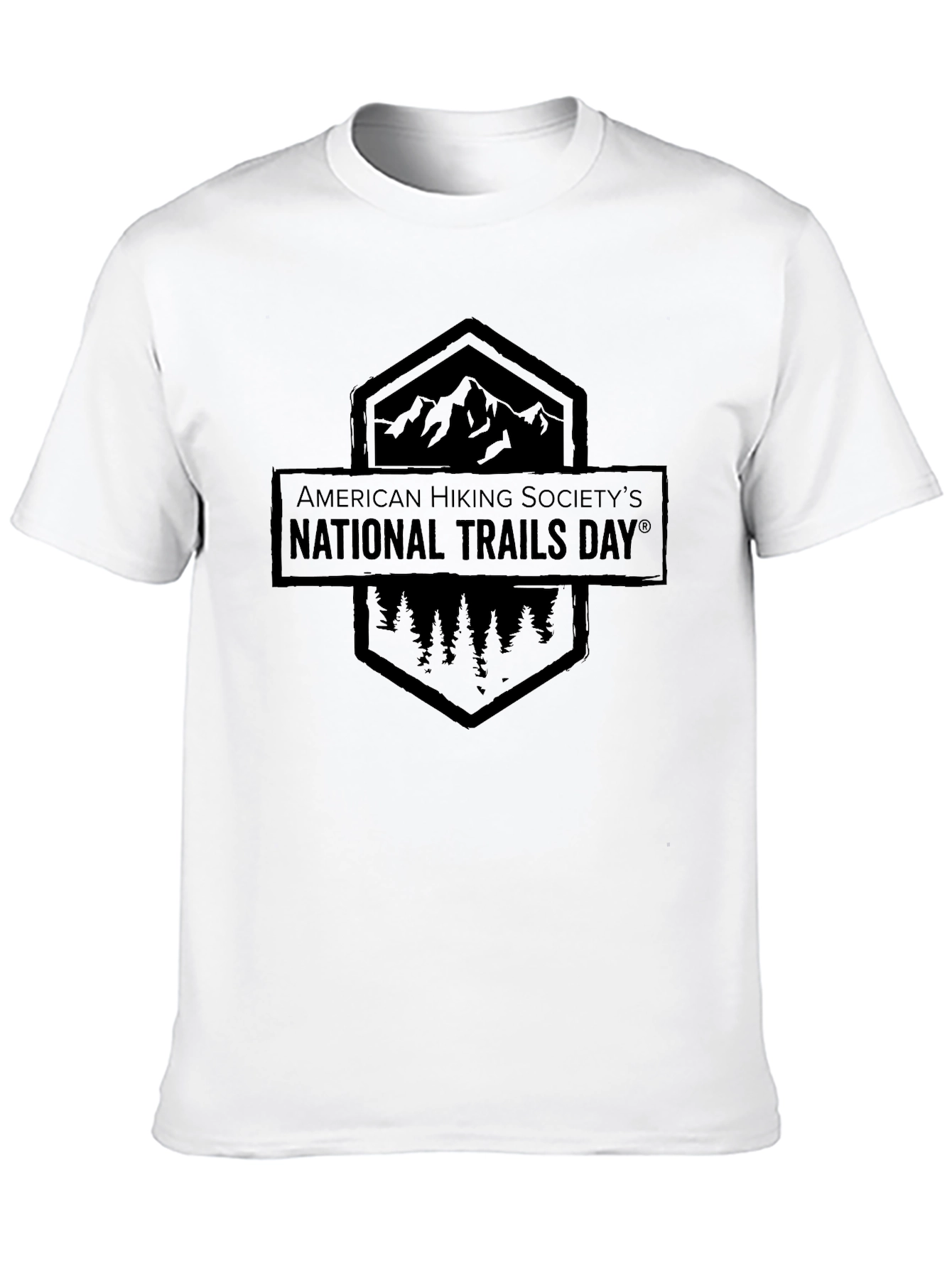 National Trails Day Black T-Shirt