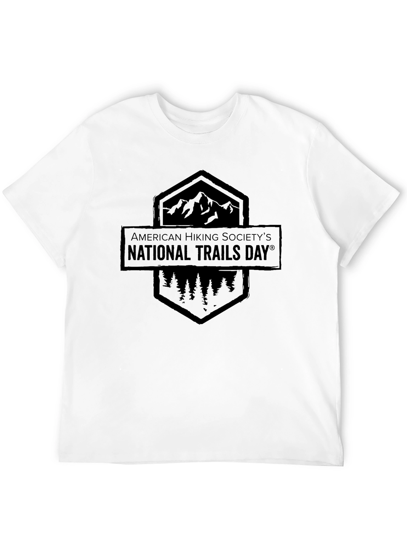 National Trails Day Black T-Shirt