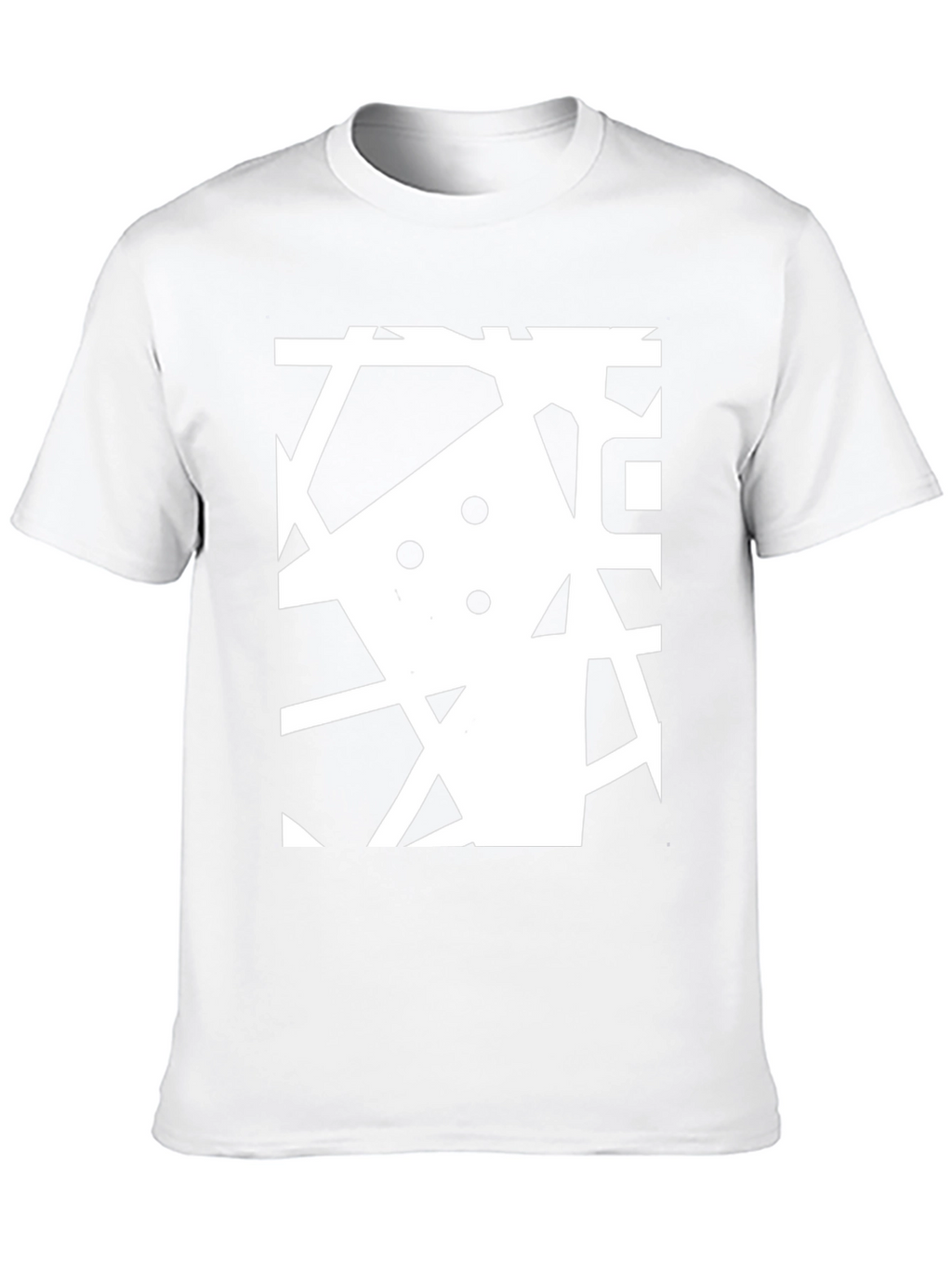 Abstract Graphic Black T-Shirt
