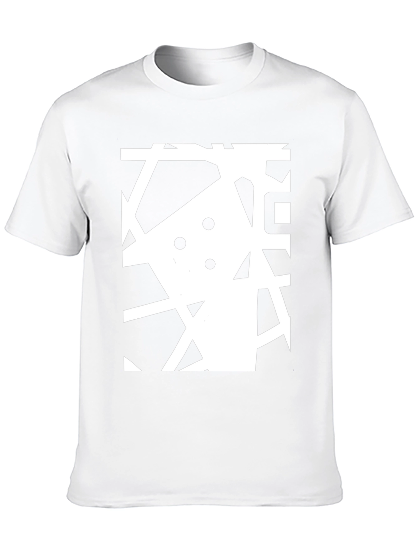 Abstract Graphic Black T-Shirt