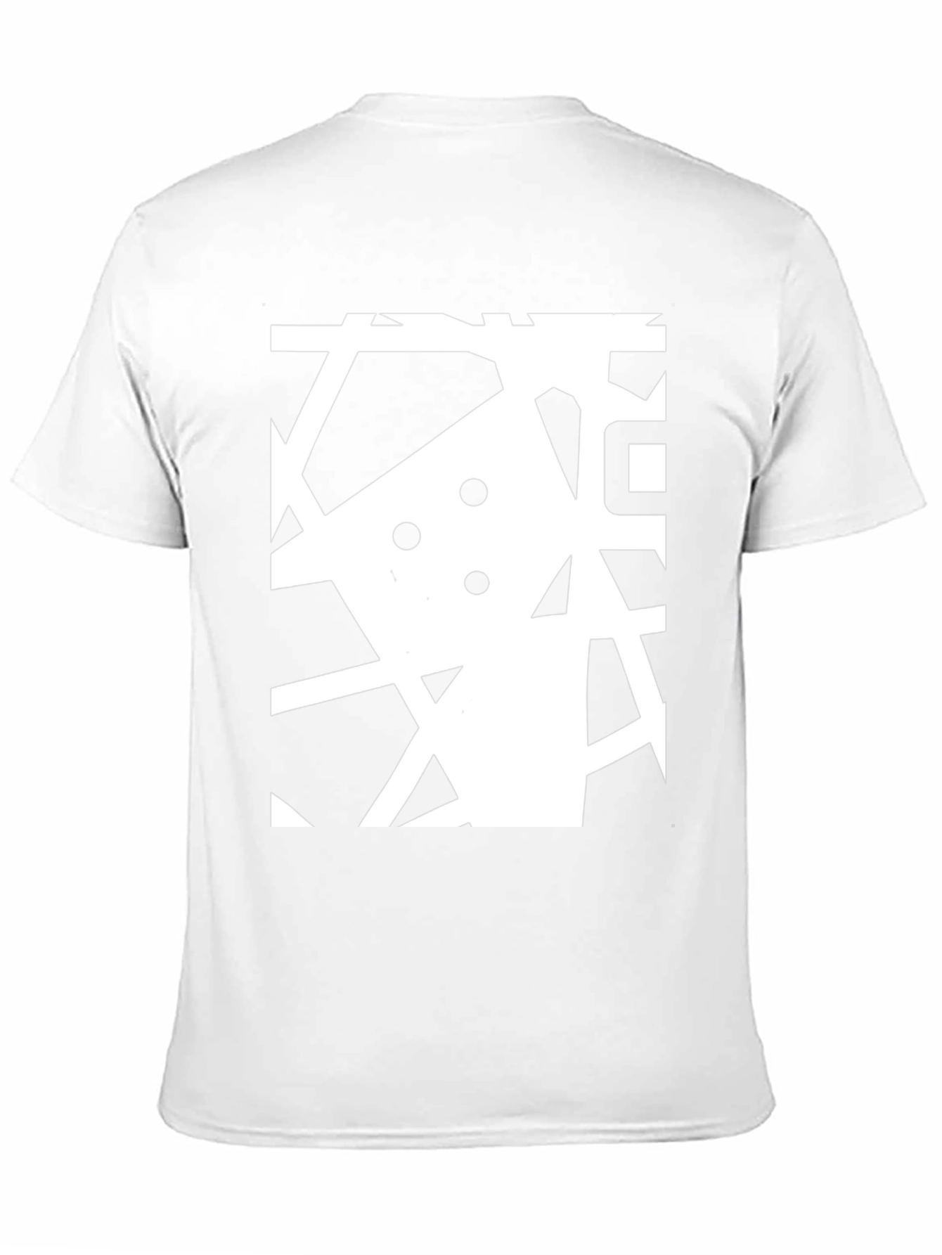 Abstract Graphic Black T-Shirt