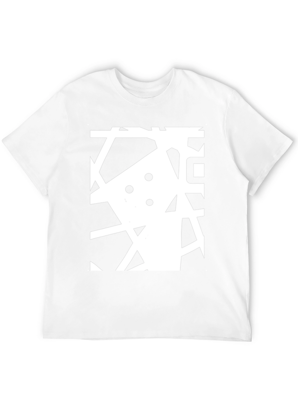 Abstract Graphic Black T-Shirt