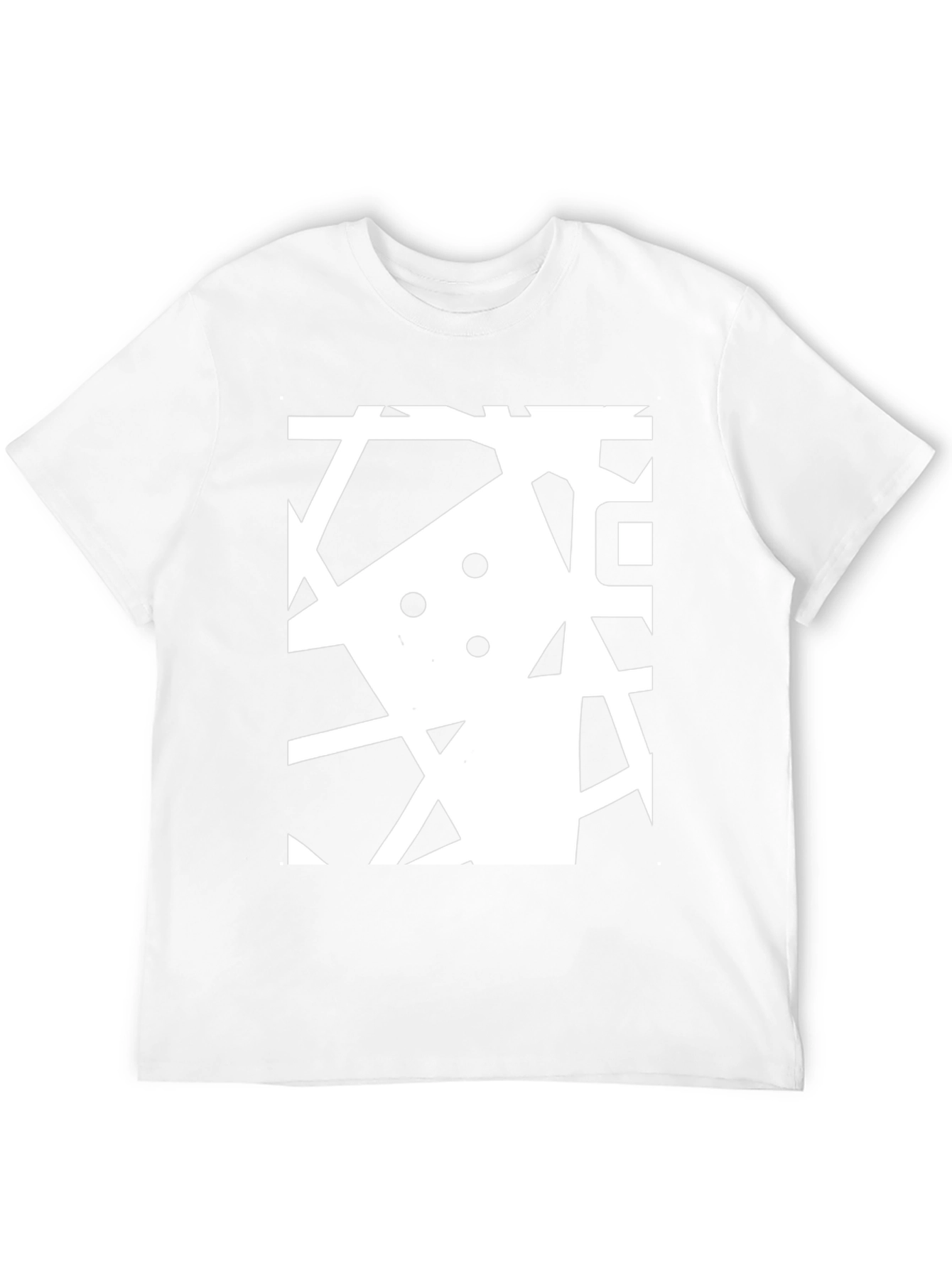 Abstract Graphic Black T-Shirt
