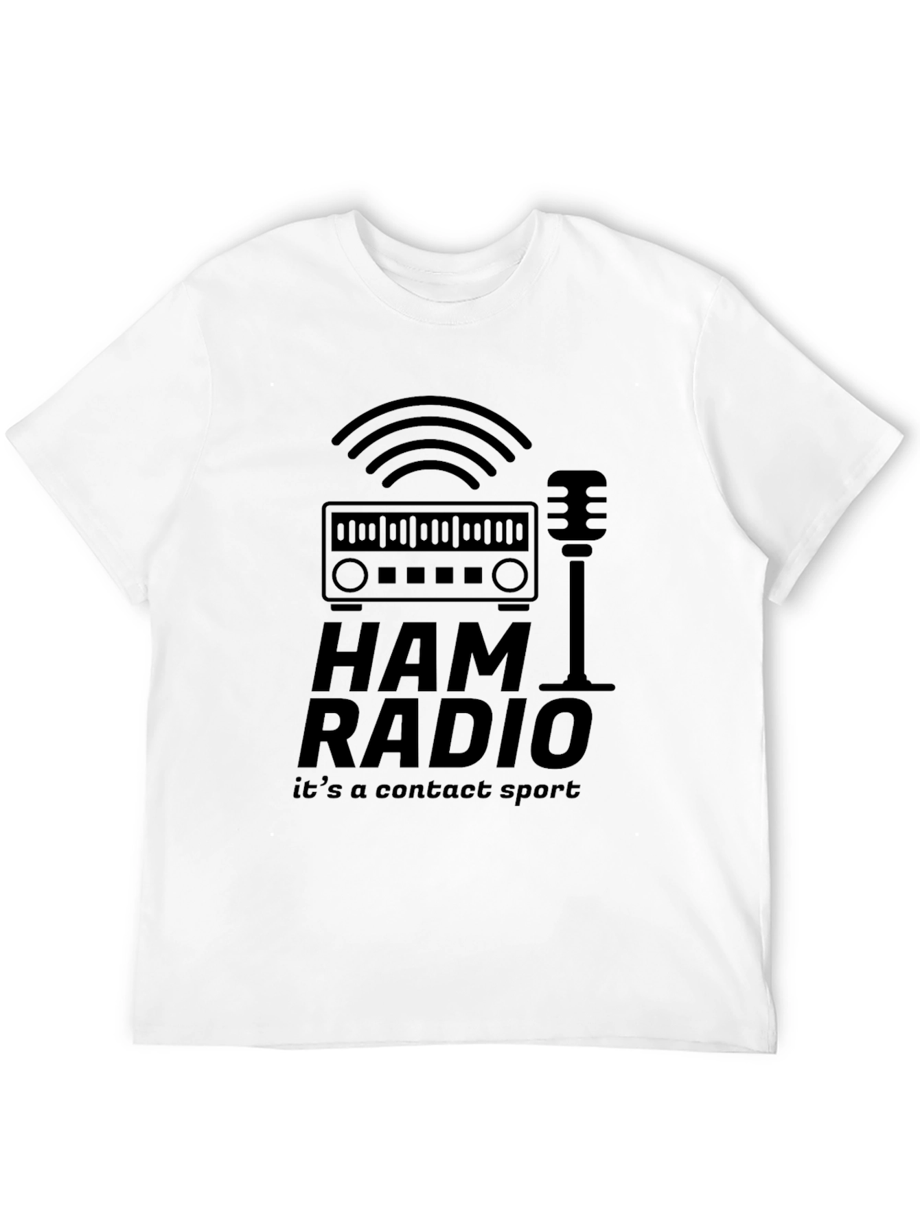 Ham Radio Its a Contact Sport Graphic T-Shirt