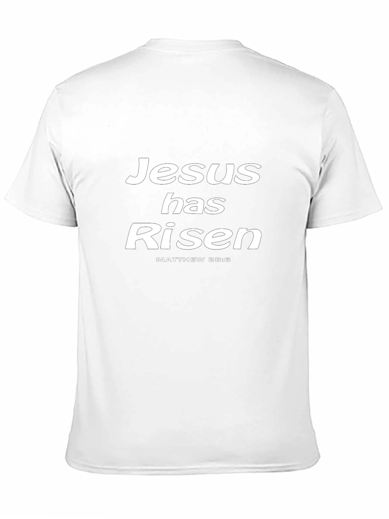 Jesus Has Risen T-Shirt - Matthew 28:6 - Christian Easter