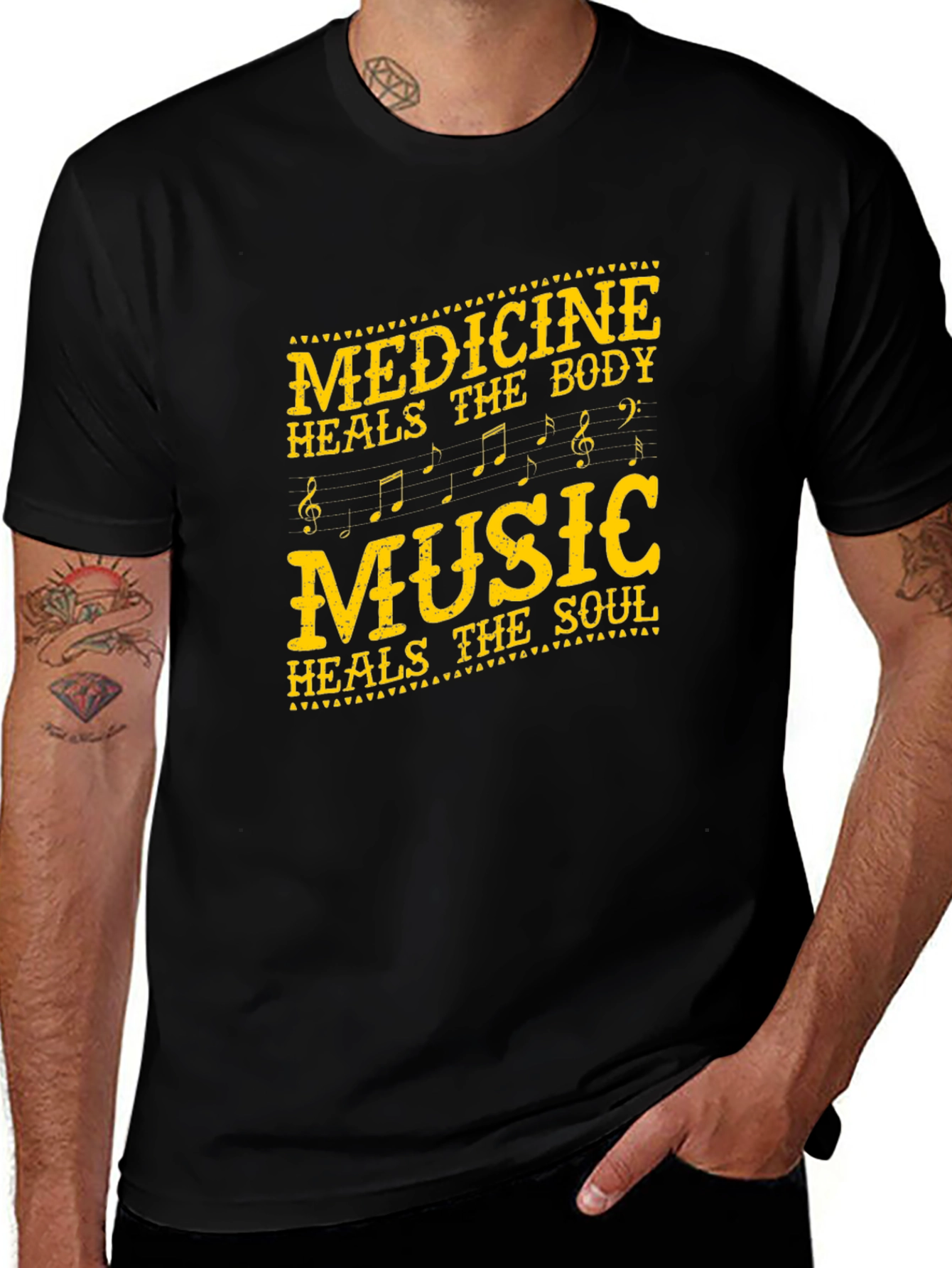 Medicine & Music Heals Graphic Tee
