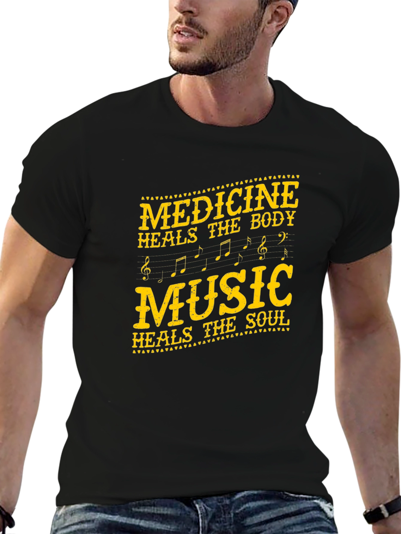 Medicine & Music Heals Graphic Tee