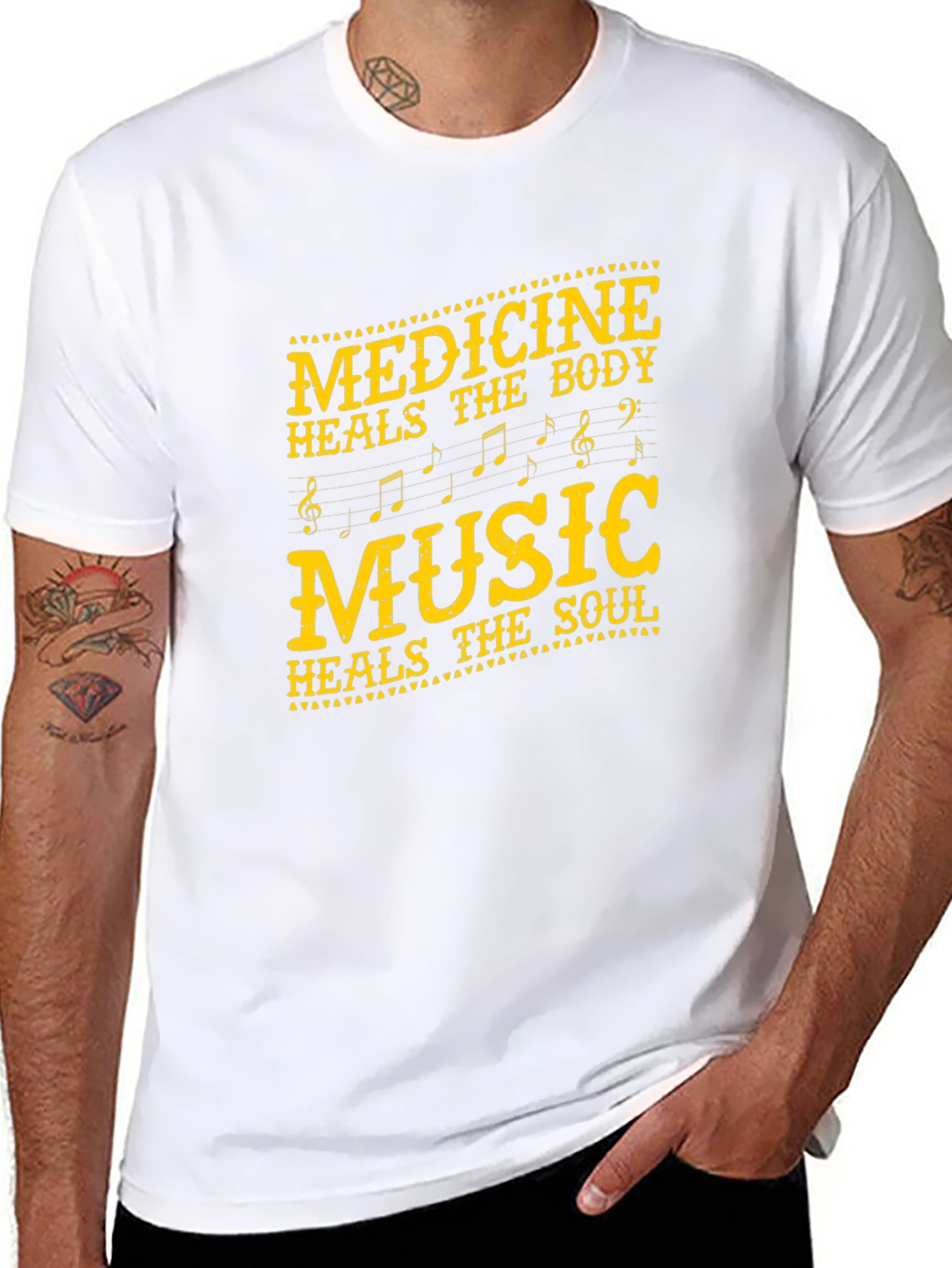 Medicine & Music Heals Graphic Tee