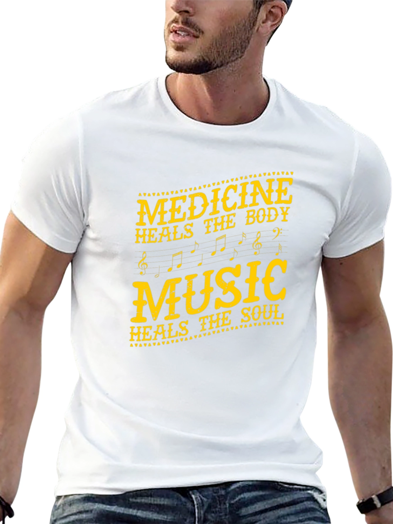 Medicine & Music Heals Graphic Tee