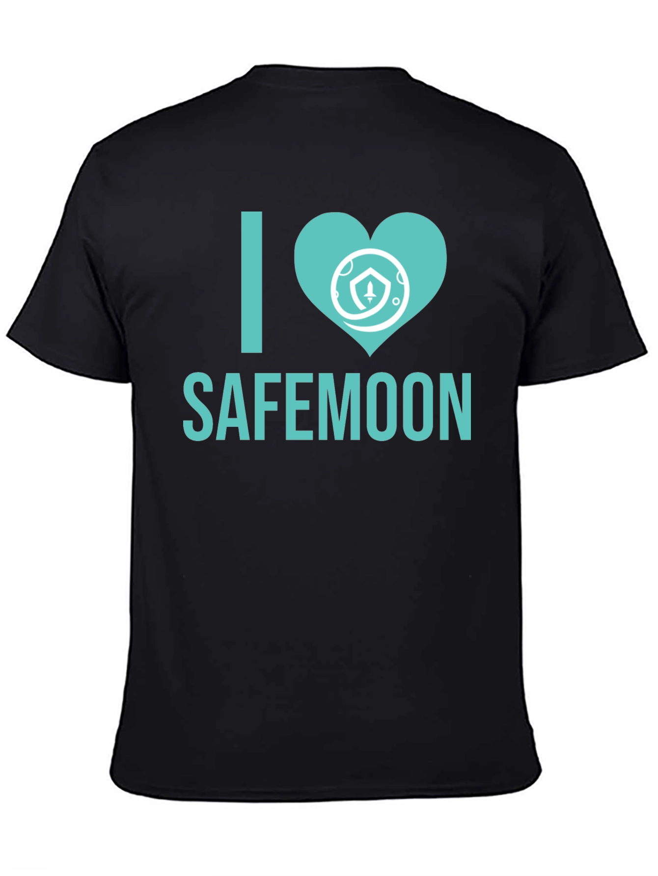I Love Safemoon Crypto Black T-Shirt