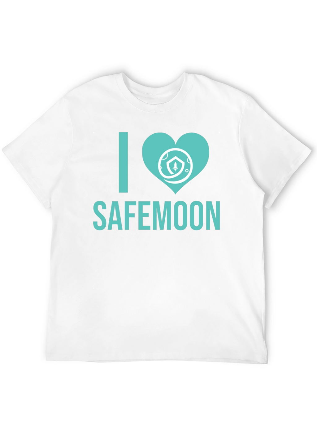 I Love Safemoon Crypto Black T-Shirt