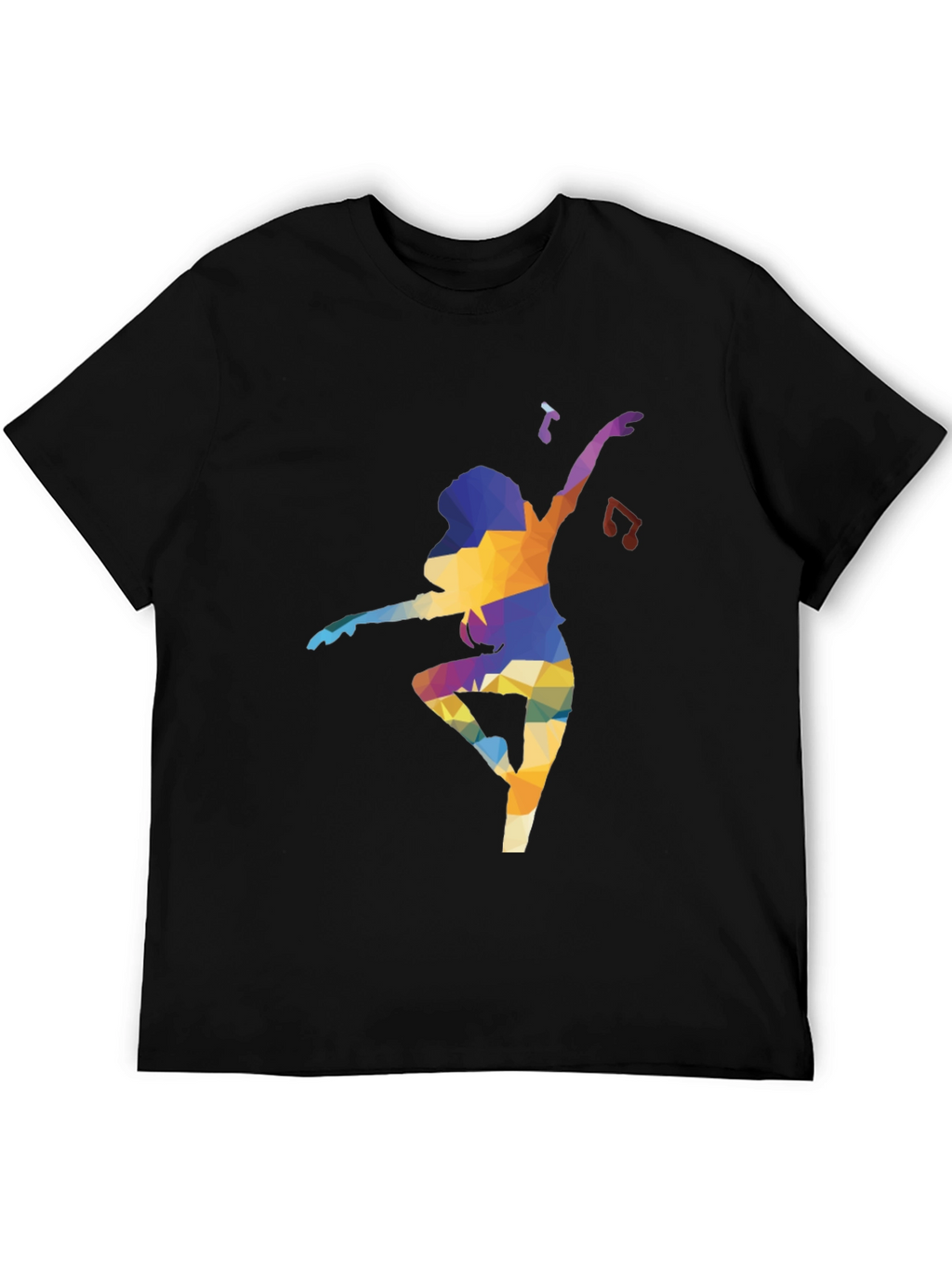 Abstract Dancer Graphic T-Shirt