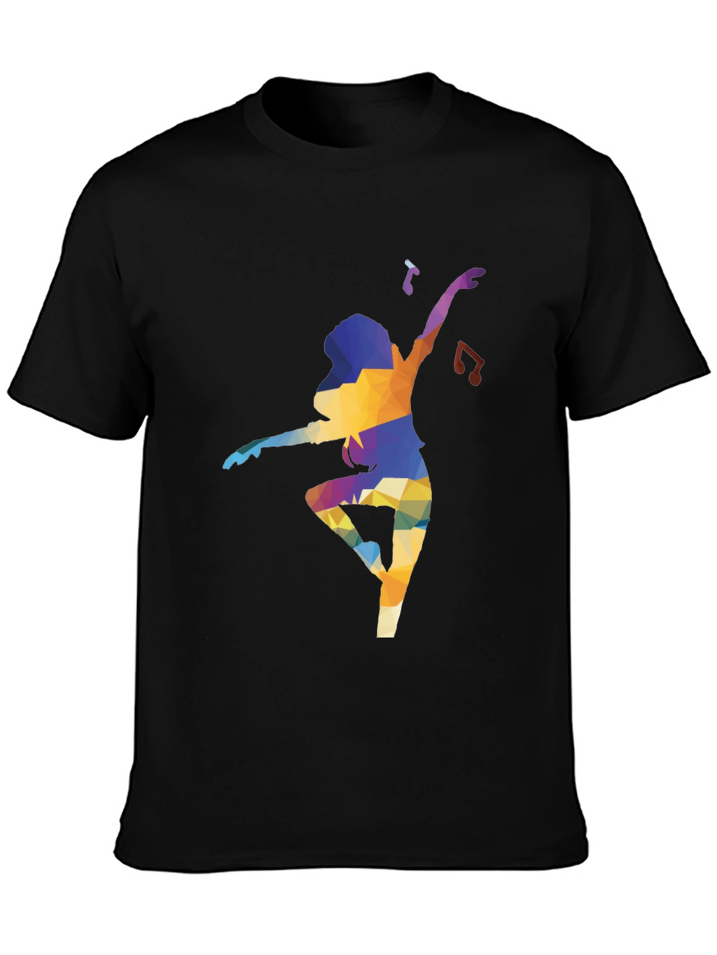Abstract Dancer Graphic T-Shirt