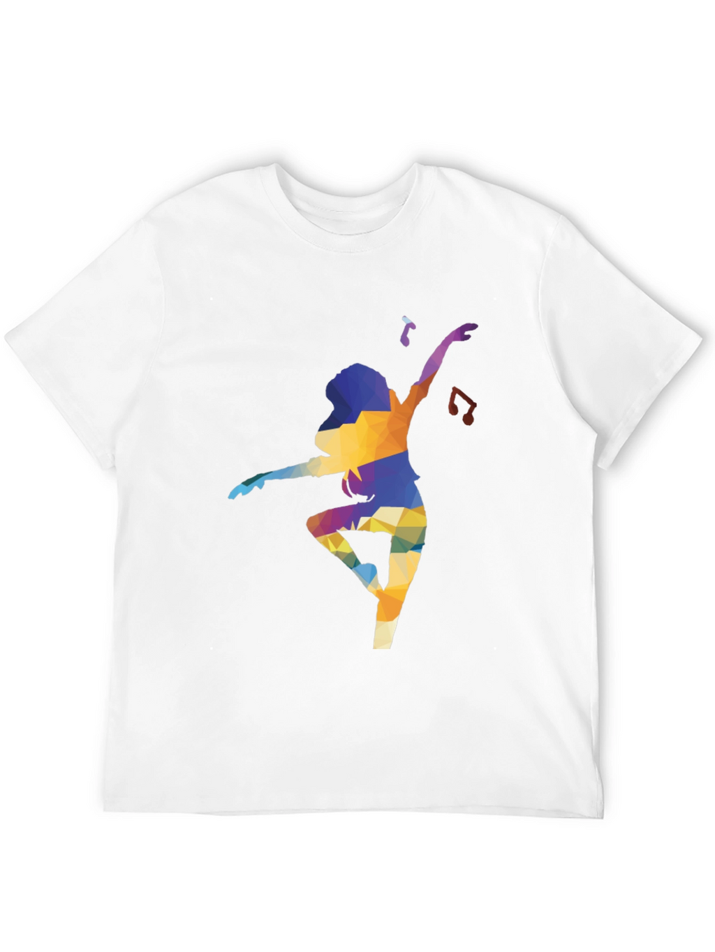 Abstract Dancer Graphic T-Shirt