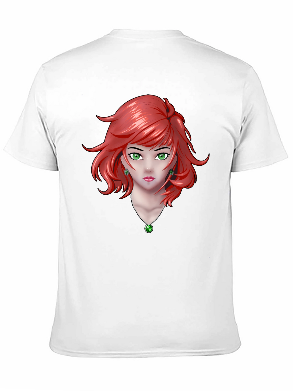 Anime Girl Graphic Black T-Shirt