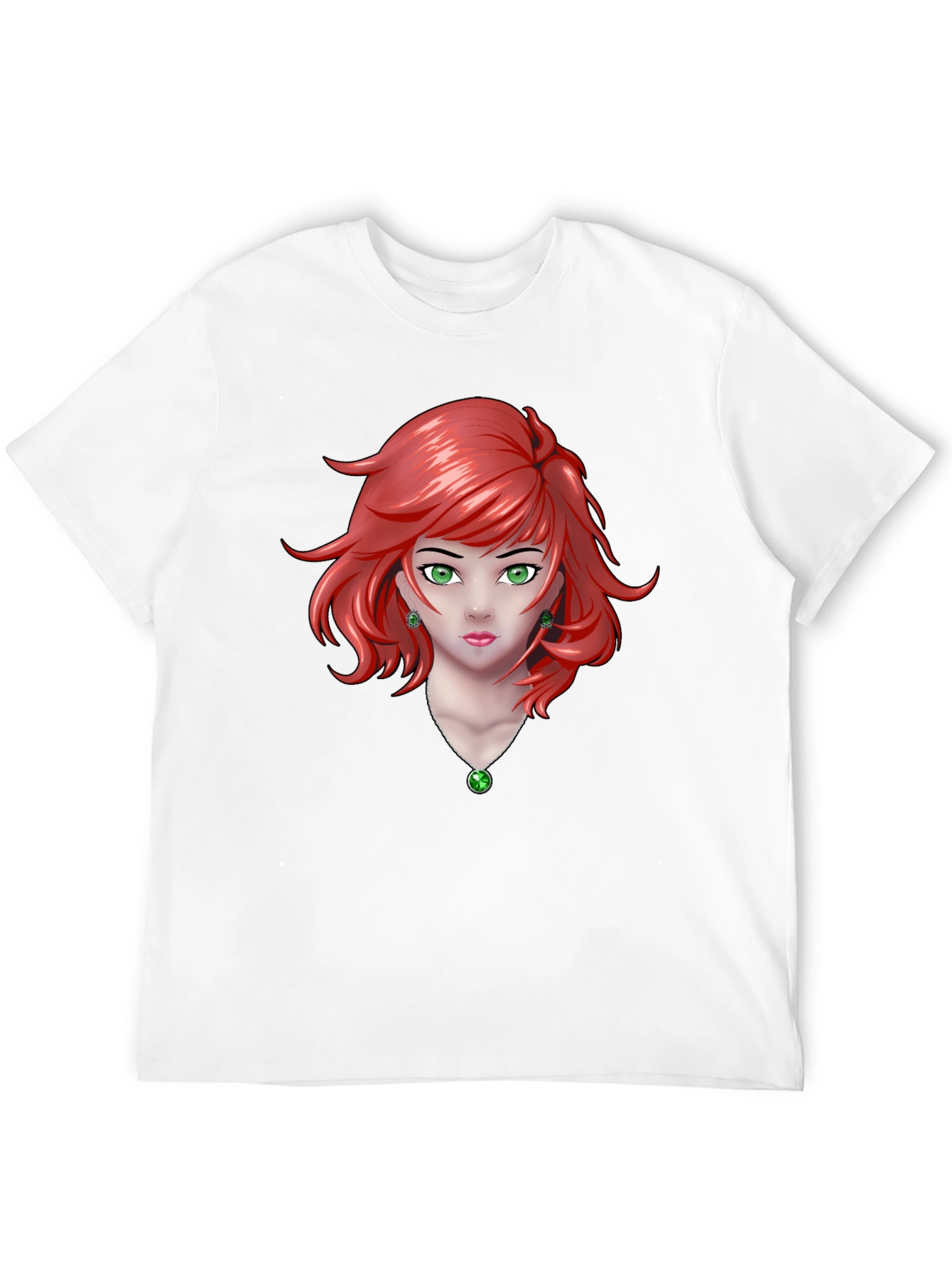 Anime Girl Graphic Black T-Shirt