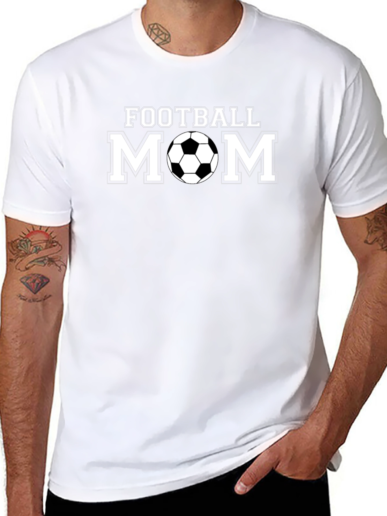 Football Mom Graphic T-Shirt